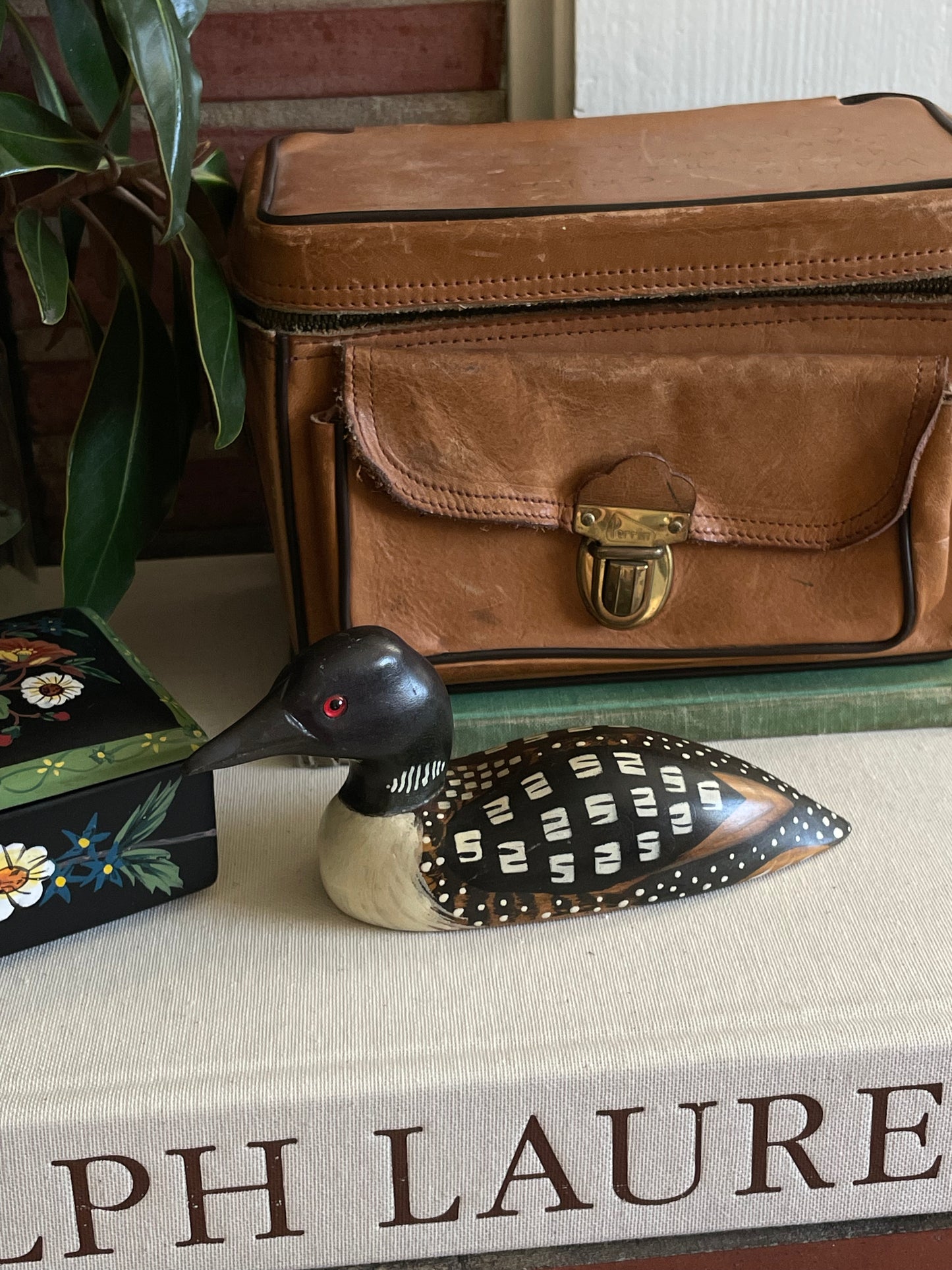 Larkspur Wooden Loon Decoy