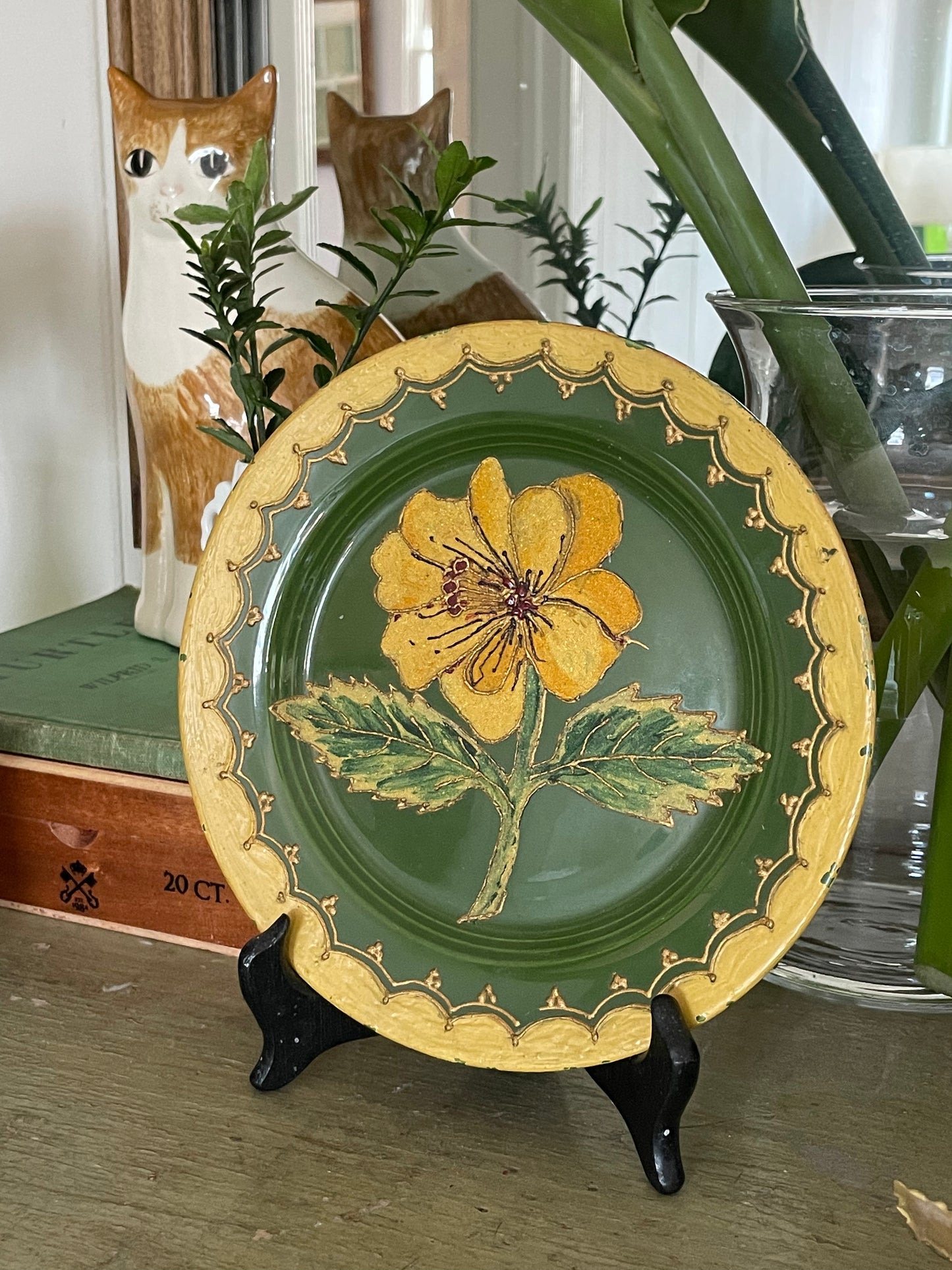 Tropical Hibiscus Decorative Plate