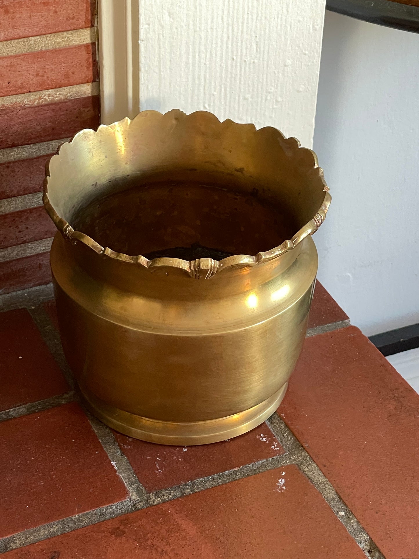 Sloane Brass Plant Pot