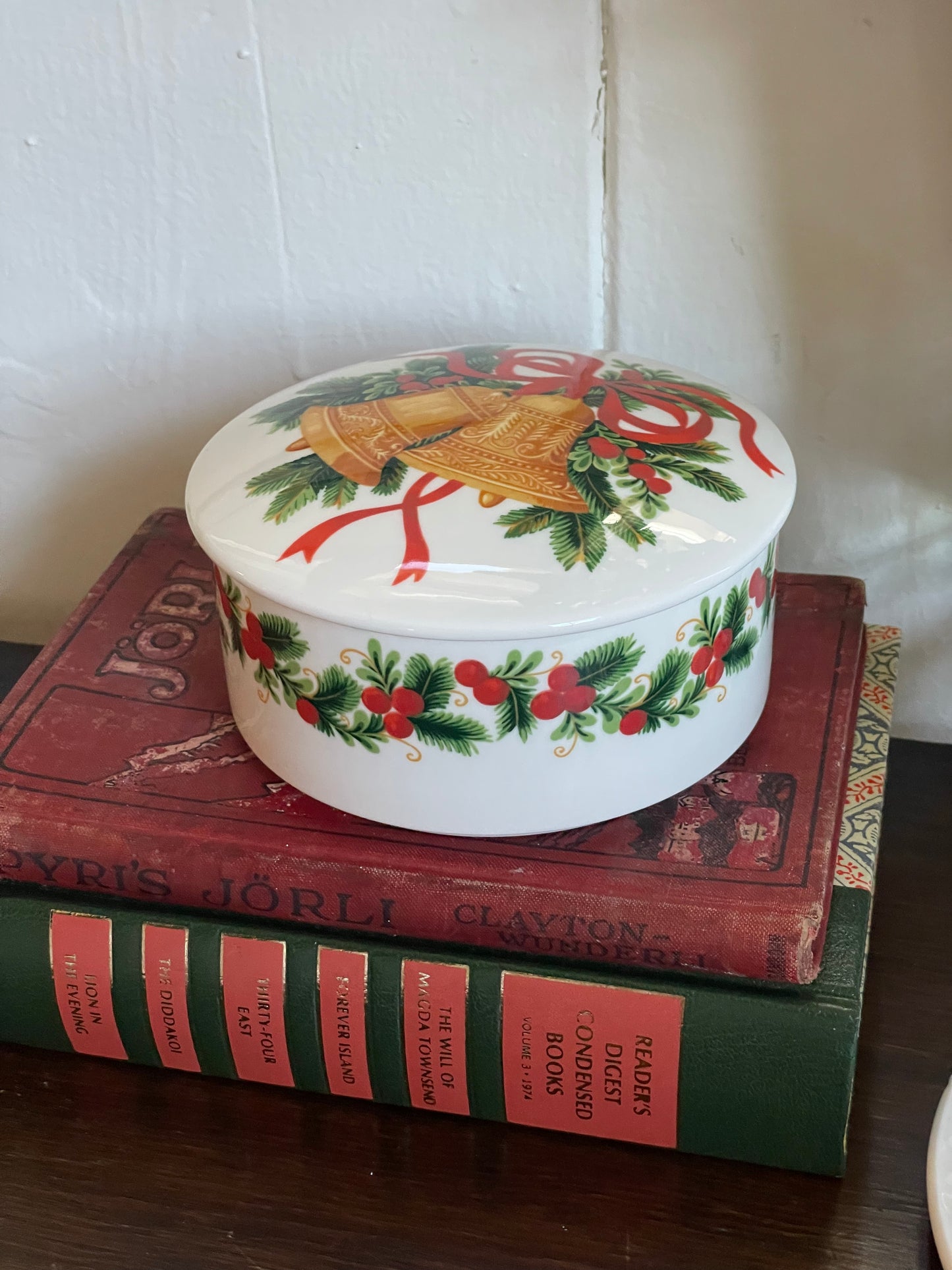 Bells of Holly Trinket Box