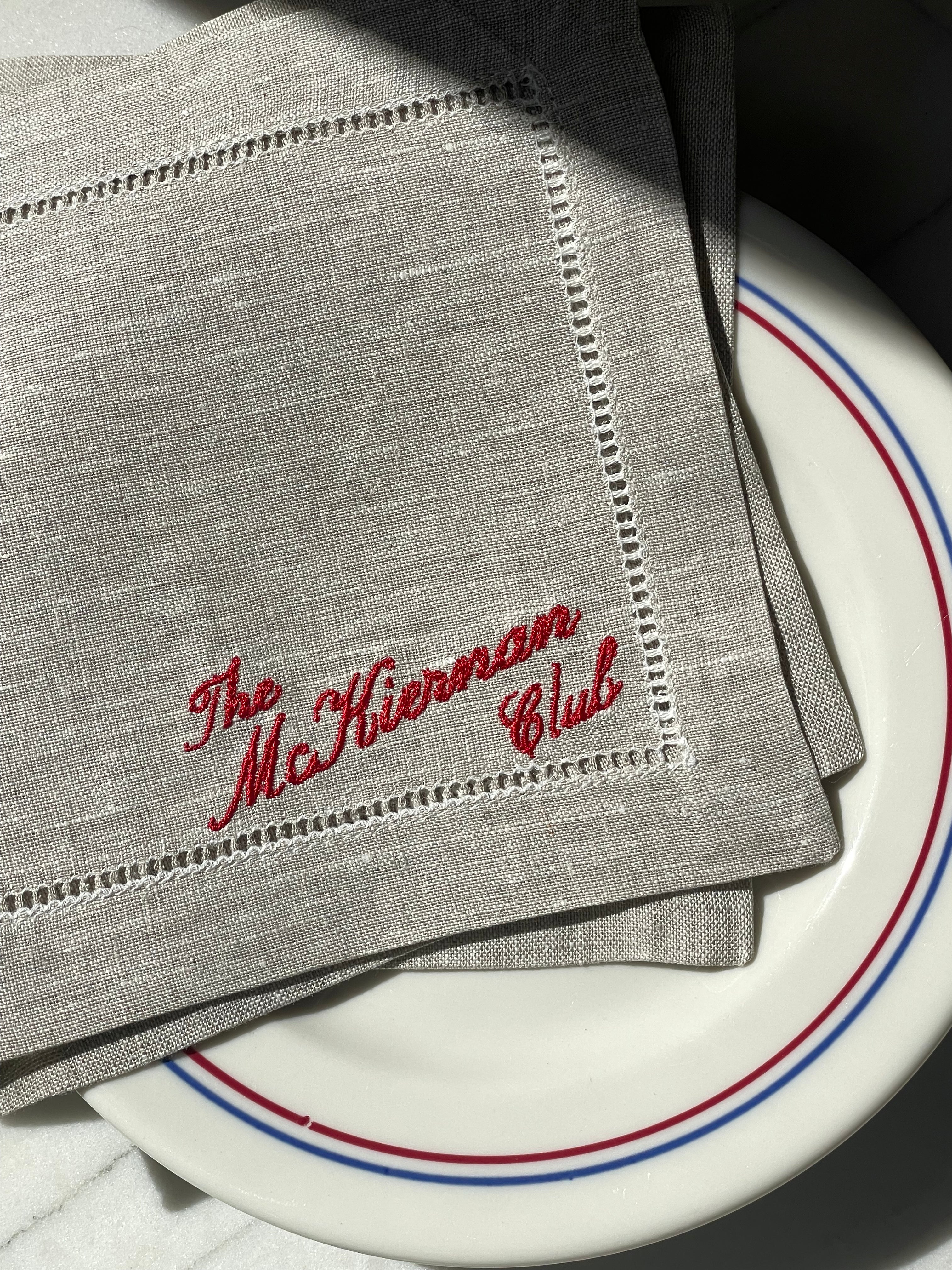 The Club Cocktail Napkins