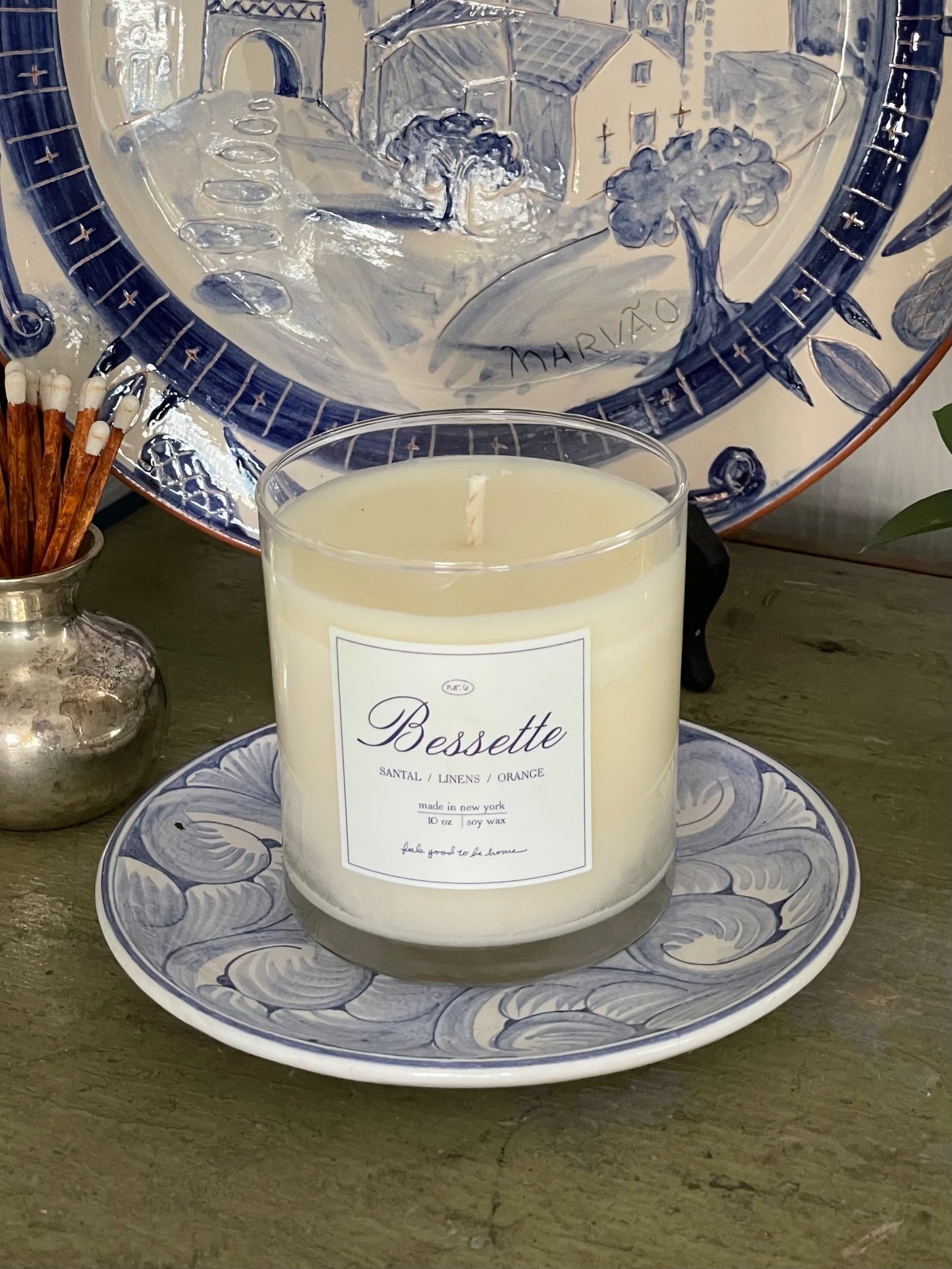 Crashing Waves Candle Plate