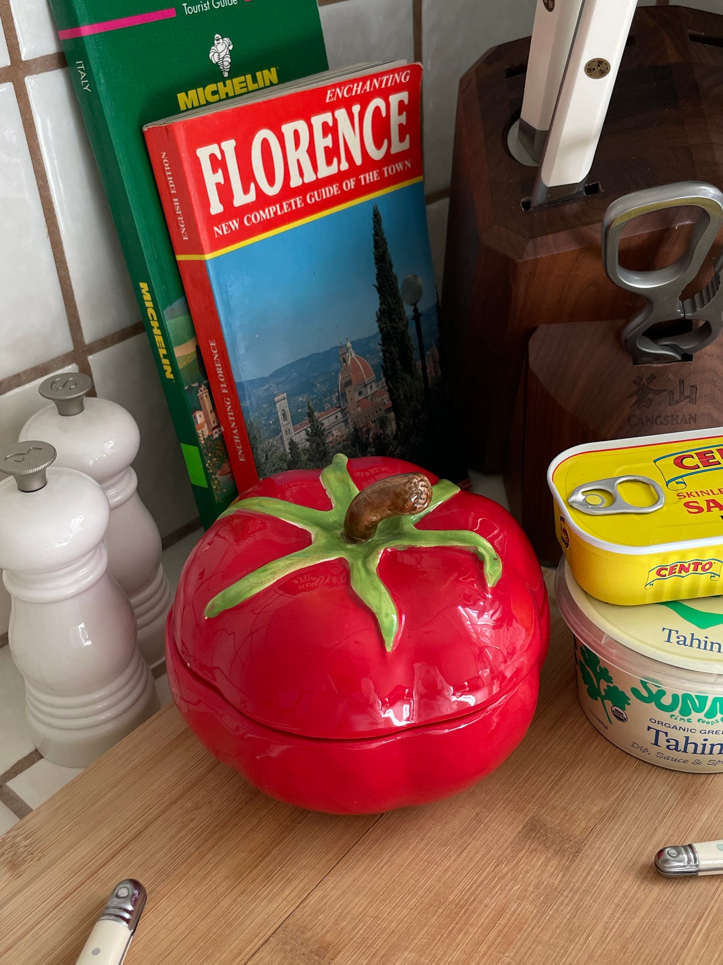 Tomato Dish with Lid