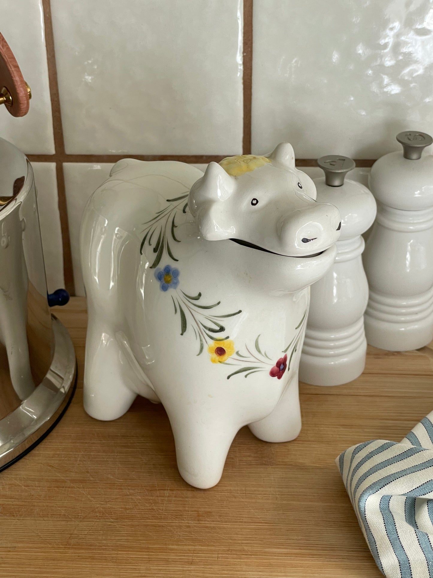 Flower Field Cow-Shaped Creamer