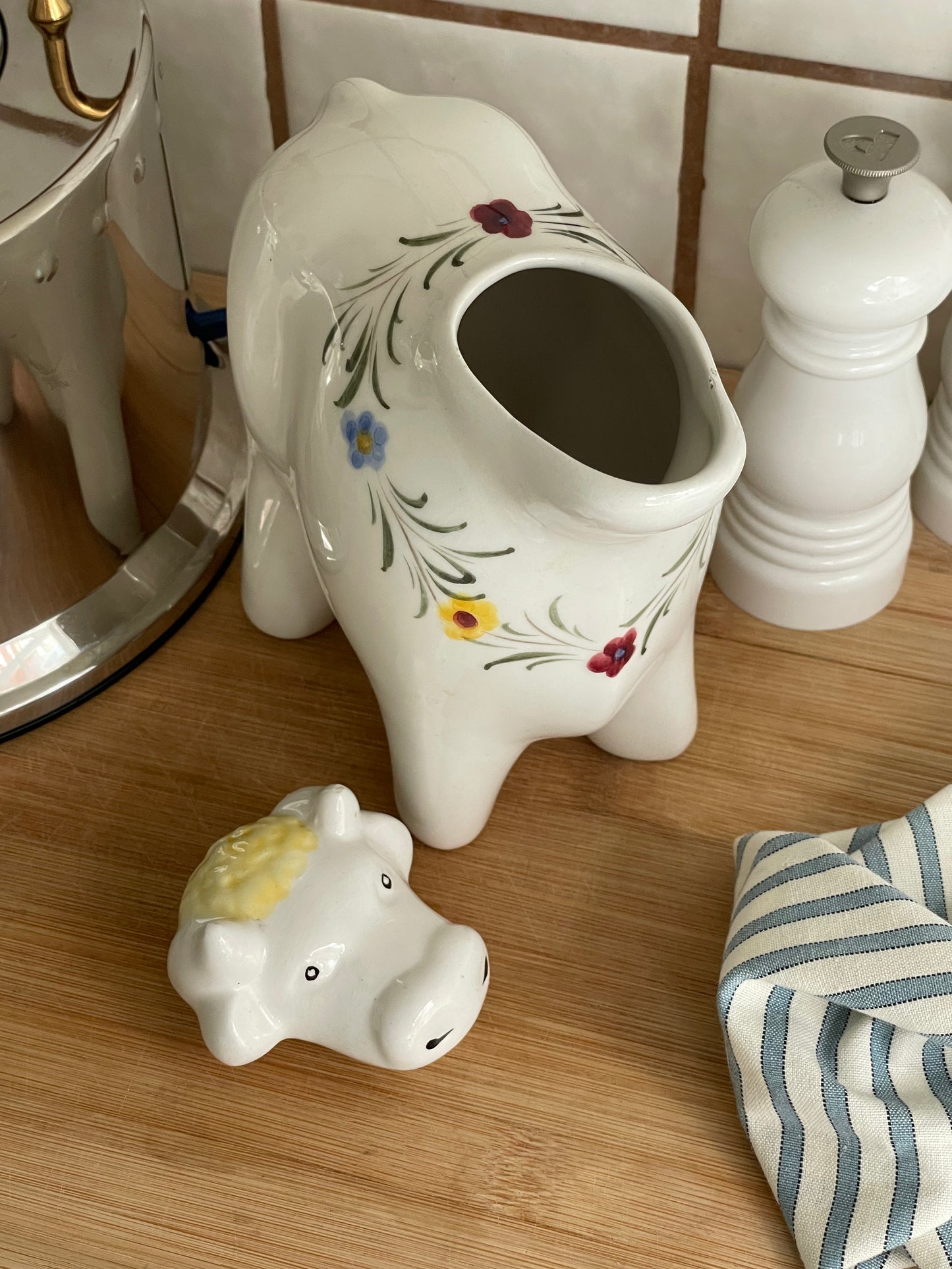 Flower Field Cow-Shaped Creamer