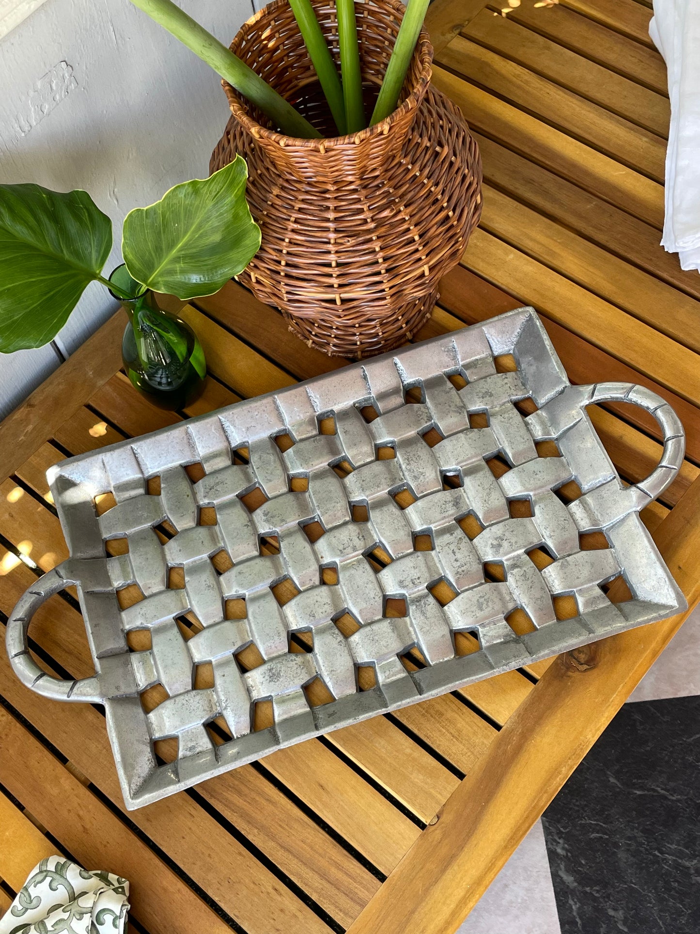 Yacht Club Silver Tray