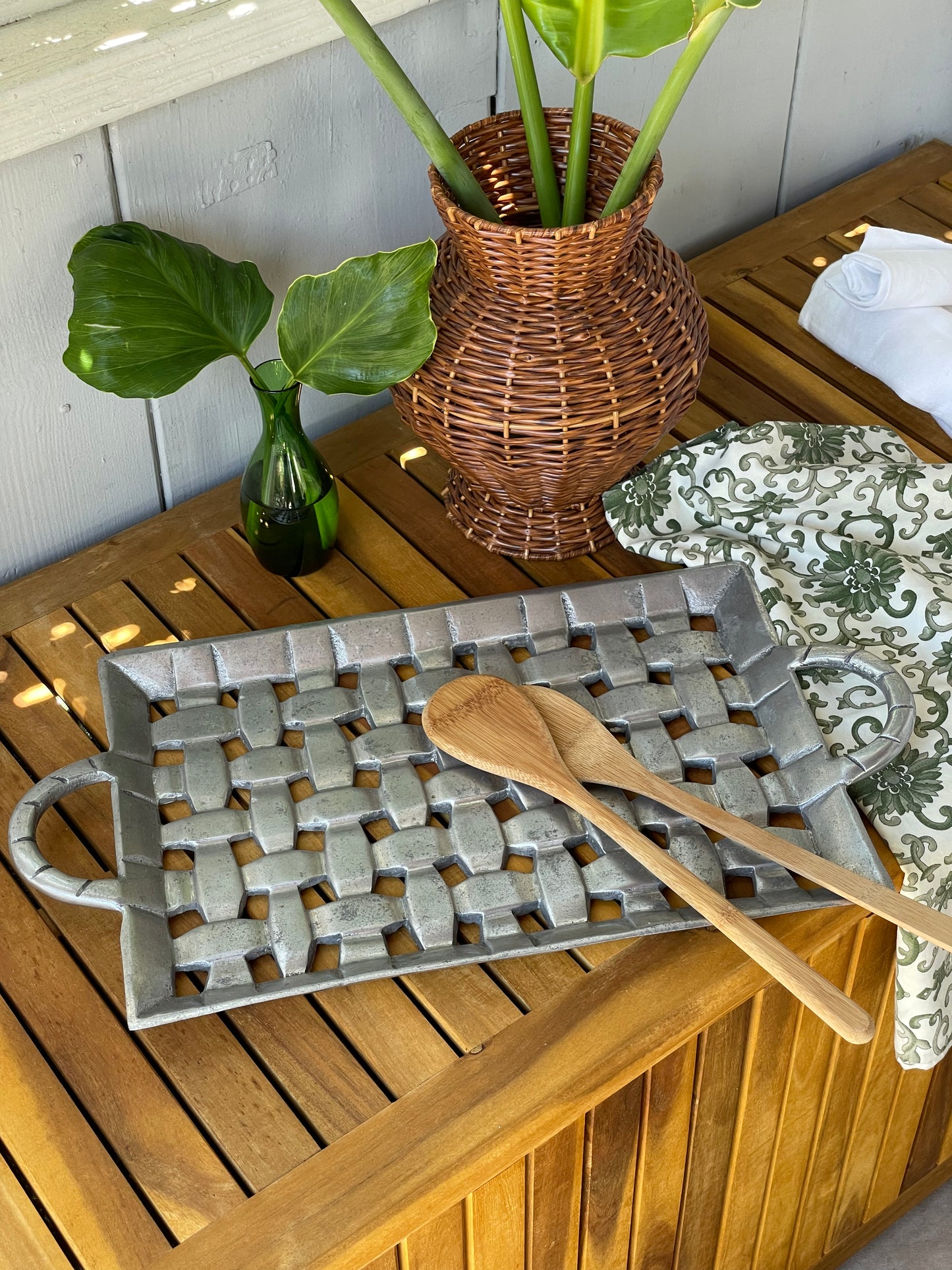 Yacht Club Silver Tray