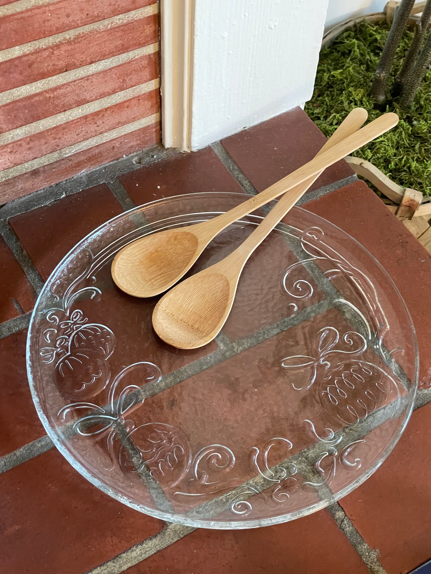 Chalet Glass Serving Platter