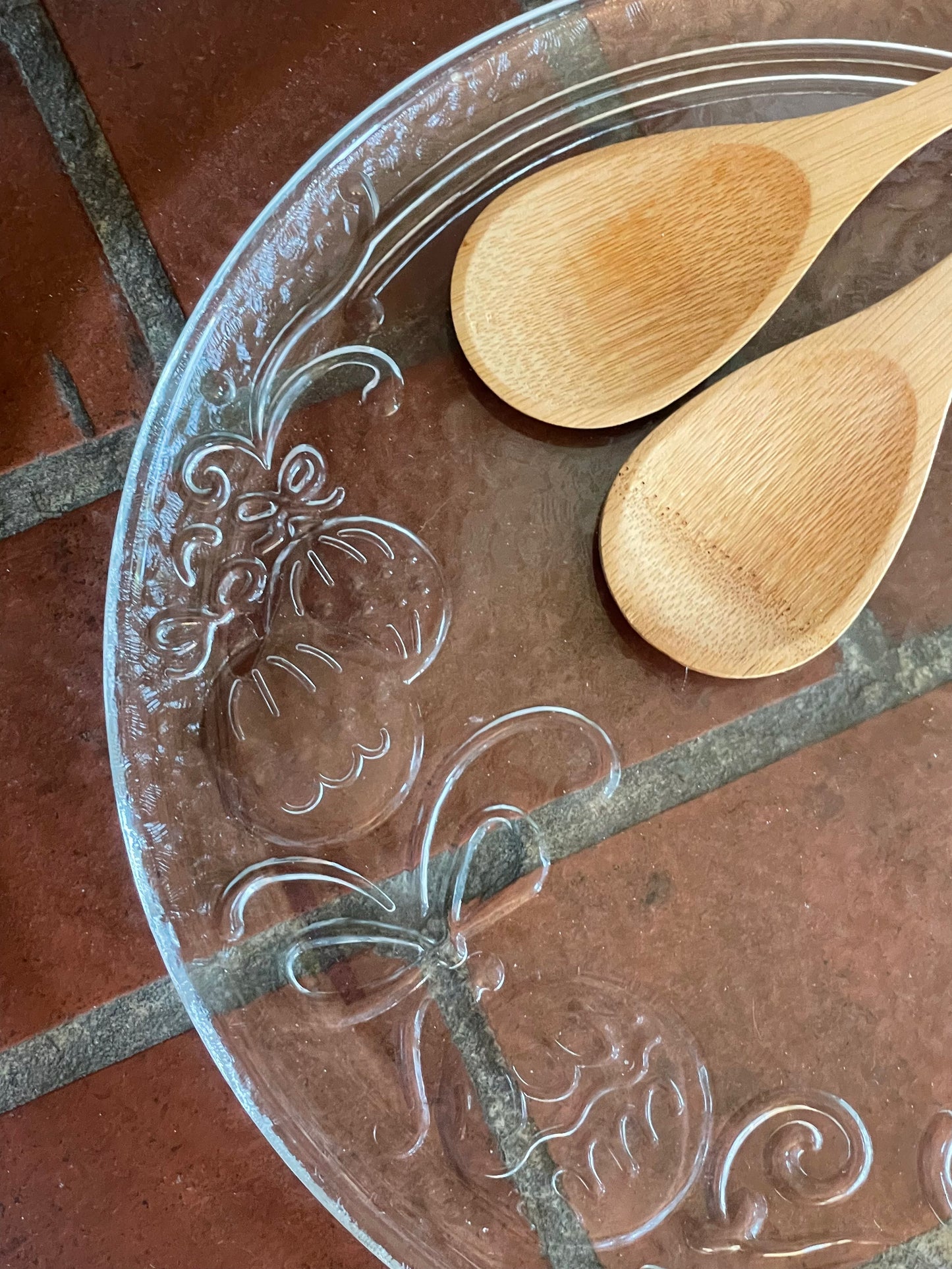Chalet Glass Serving Platter
