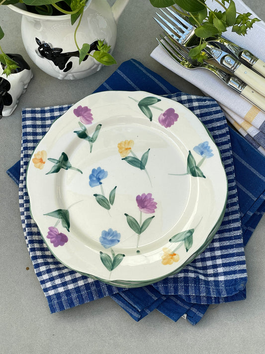 Morning Glory Salad Plates, Set of 4