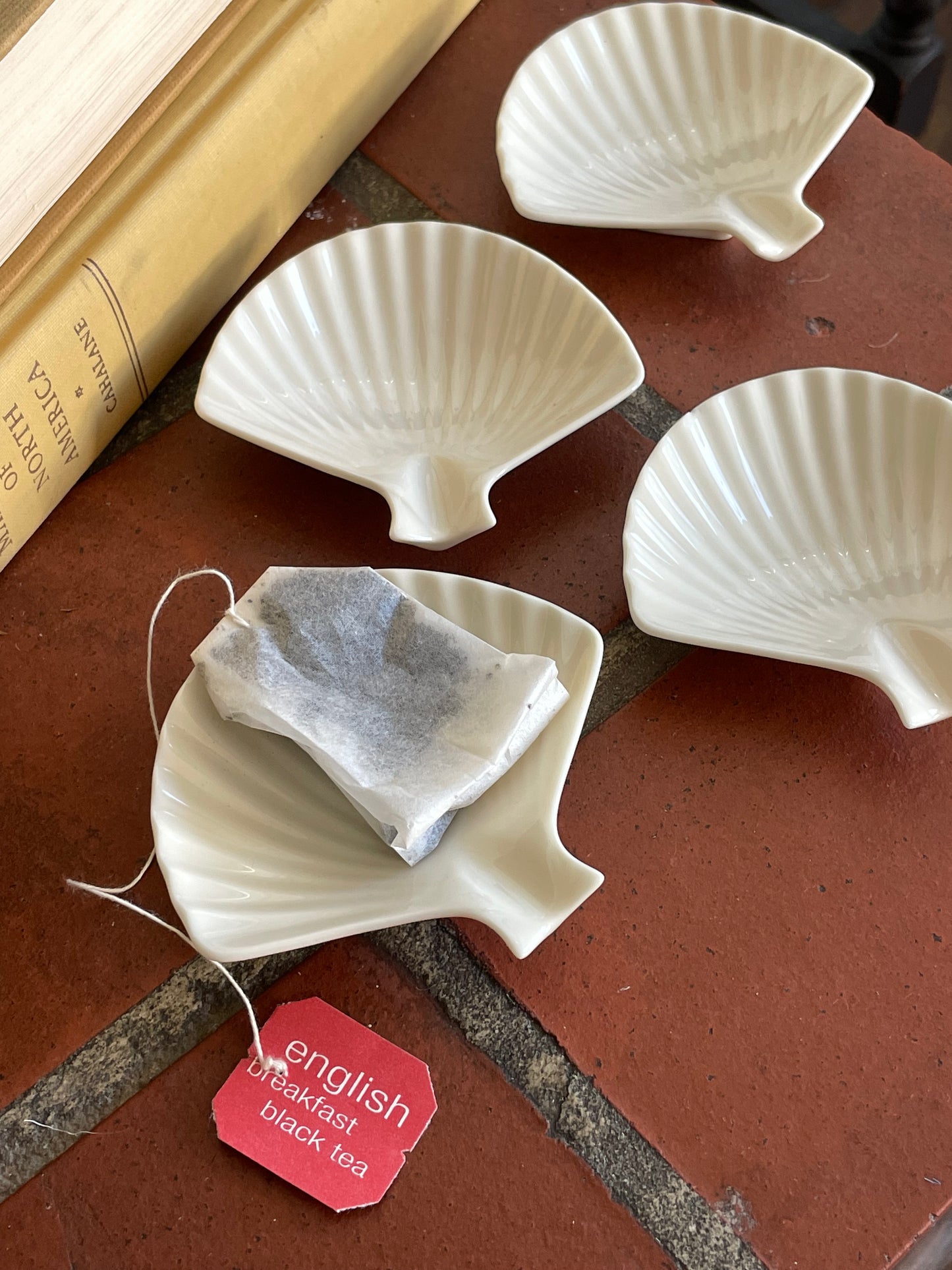 Nantucket Mini Shell-Shaped Ashtrays/Dishes, Set of 4