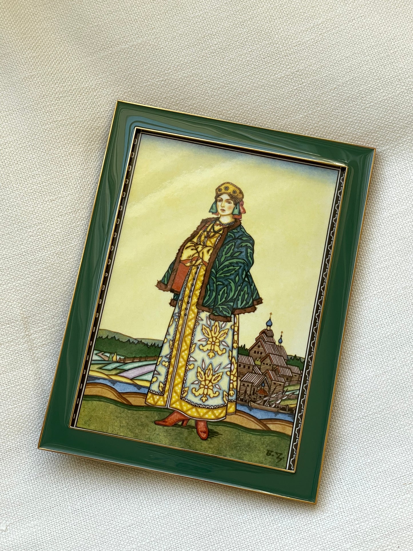 Villeroy & Boch Tatjana Framed Tile Art by Boris Zvorykin