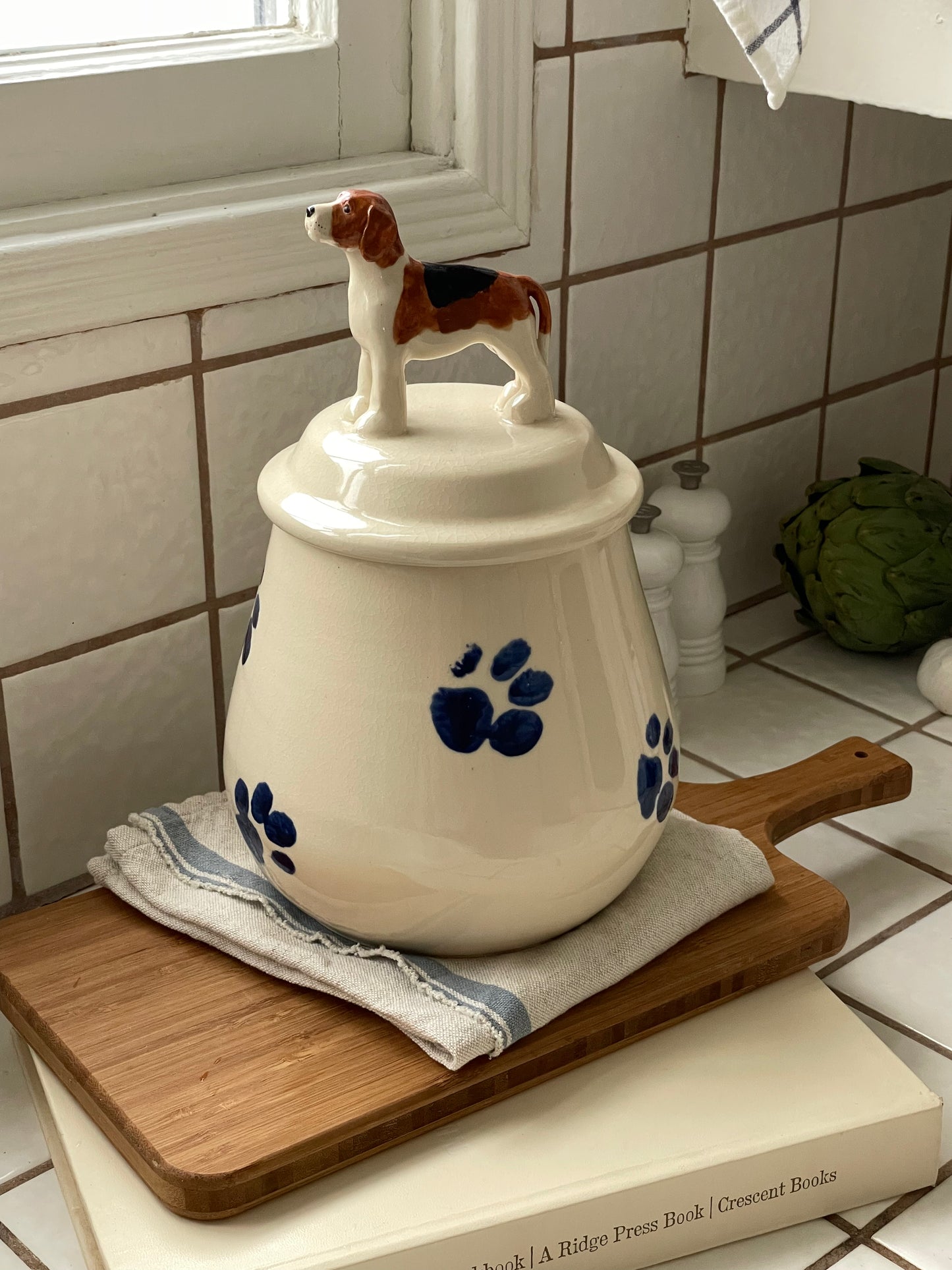 Franklin Dog Treat Jar