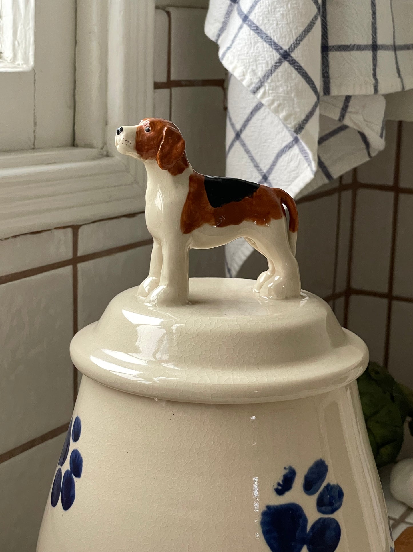 Franklin Dog Treat Jar
