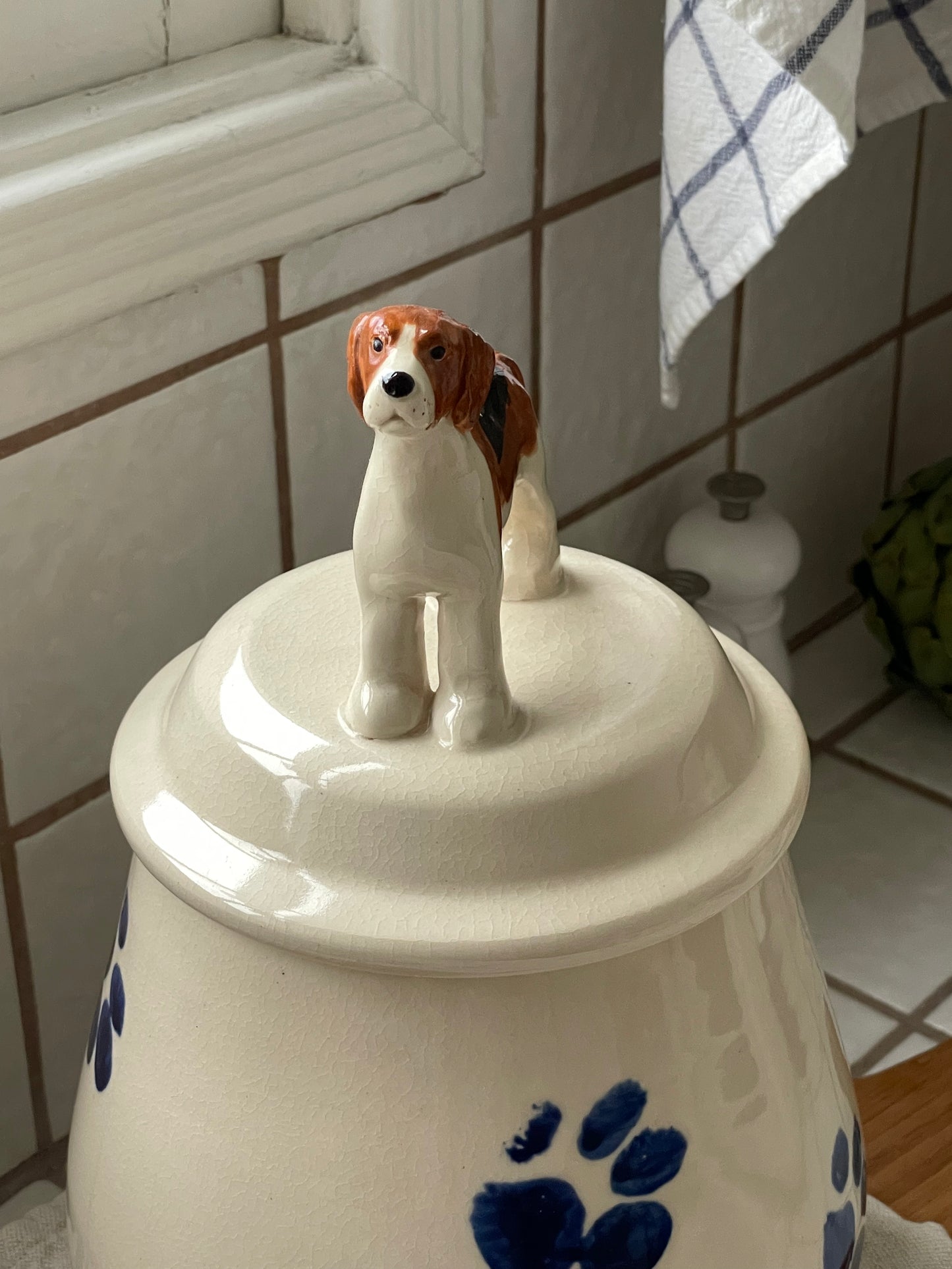 Franklin Dog Treat Jar