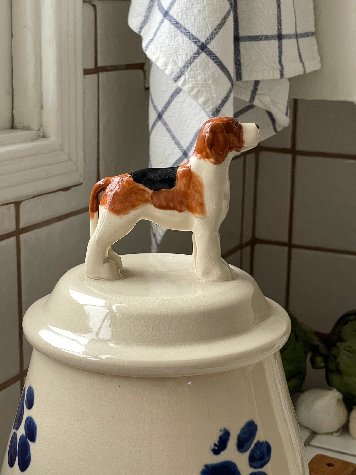 Franklin Dog Treat Jar