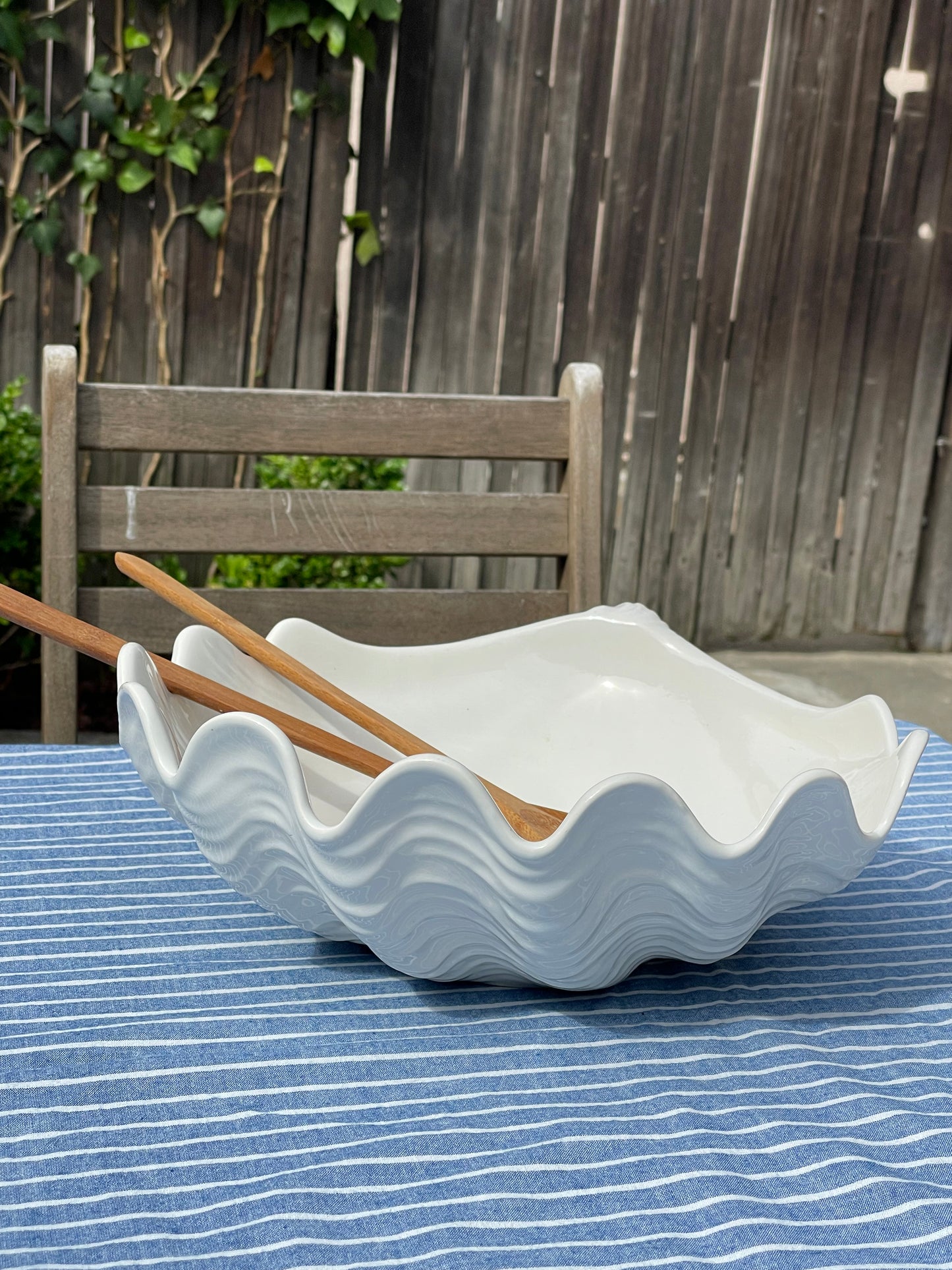 Seaside Clamshell Serving Dish