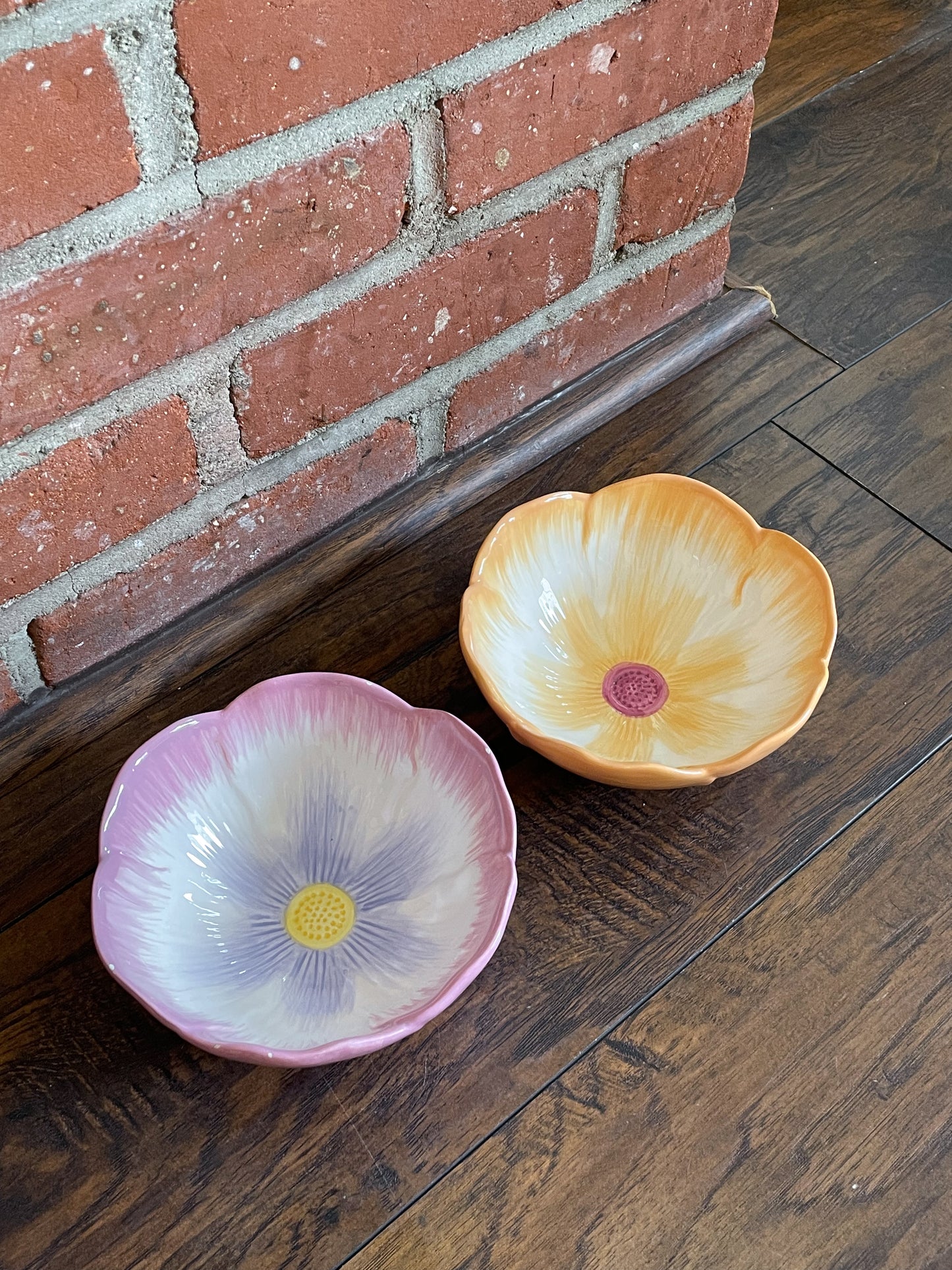 Blossom Dog Bowls, Set of 2