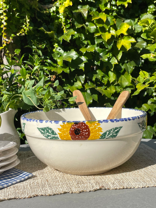 Sunflower Serving Bowl