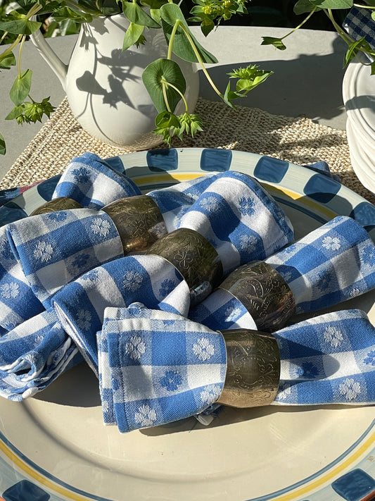 Porch Picnic Napkin Rings, Set of 6
