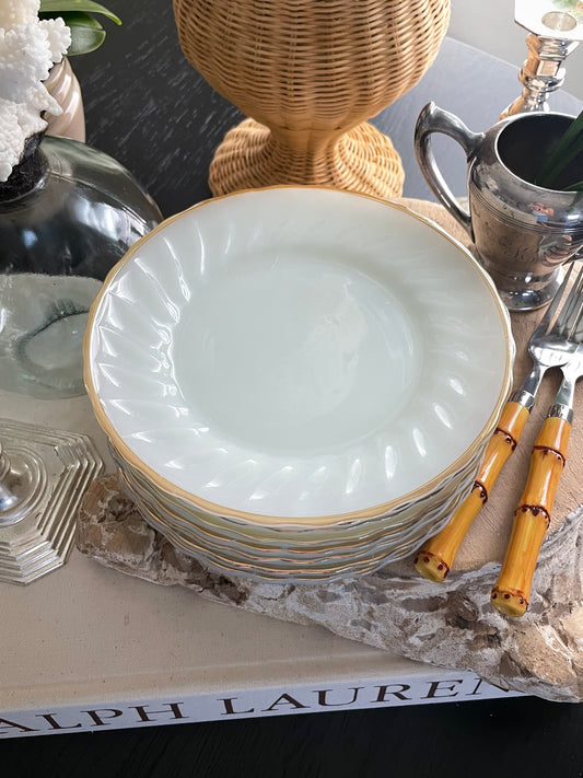 Mother of Pearl Treat Plates, Set of 8