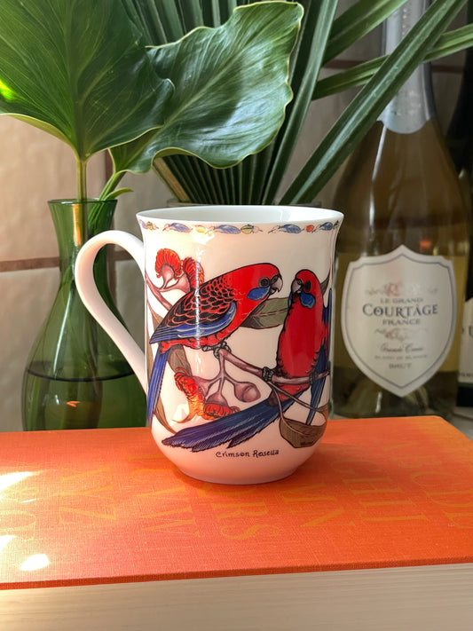 Red Parakeet Coffee Mug