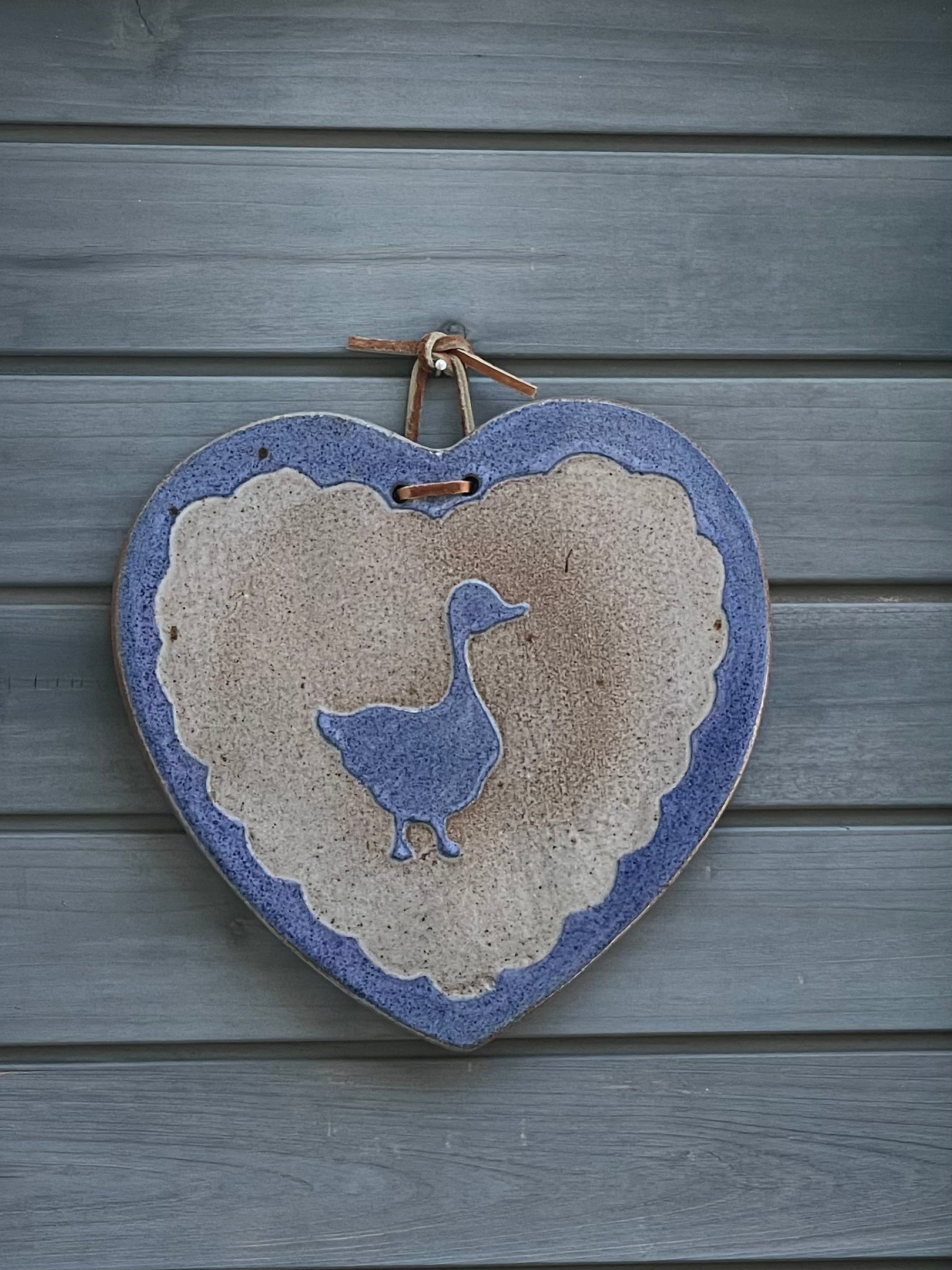 Lucky Duck Salt-Glaze Trivet