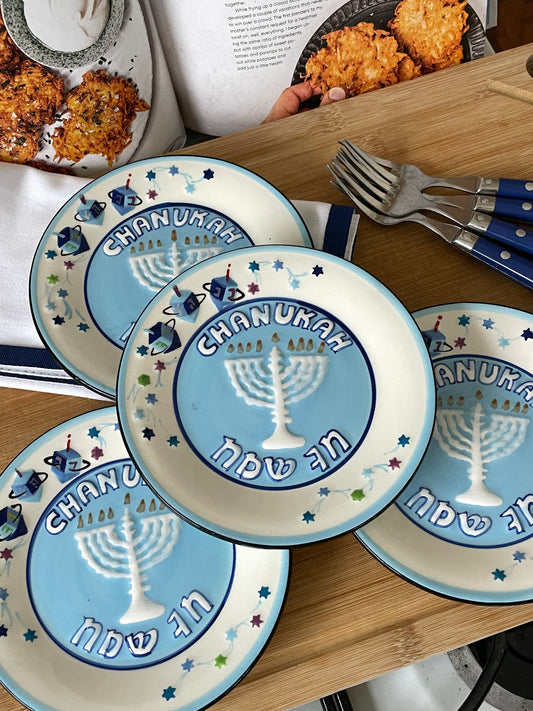Mazel Treat Plates, Set of 4