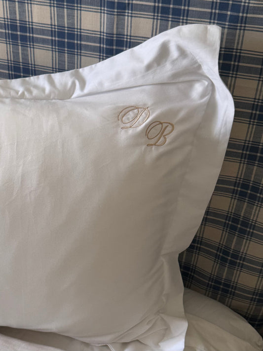 Custom Embroidered Pillow Sham