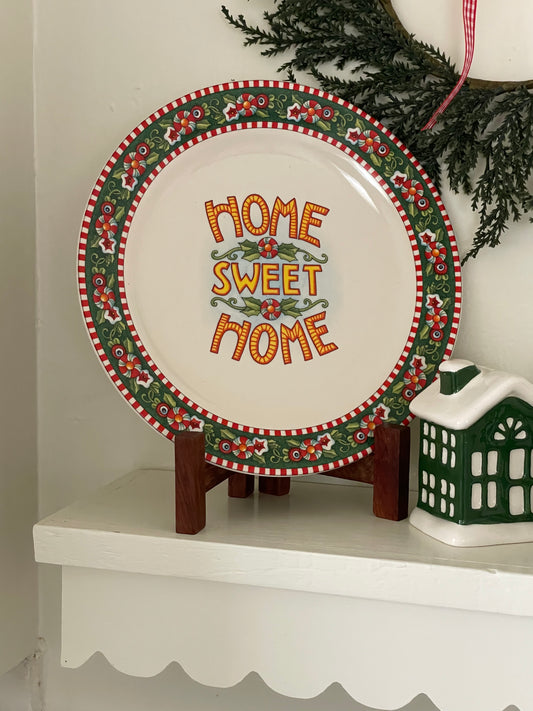 Home for the Holidays Treat Plate