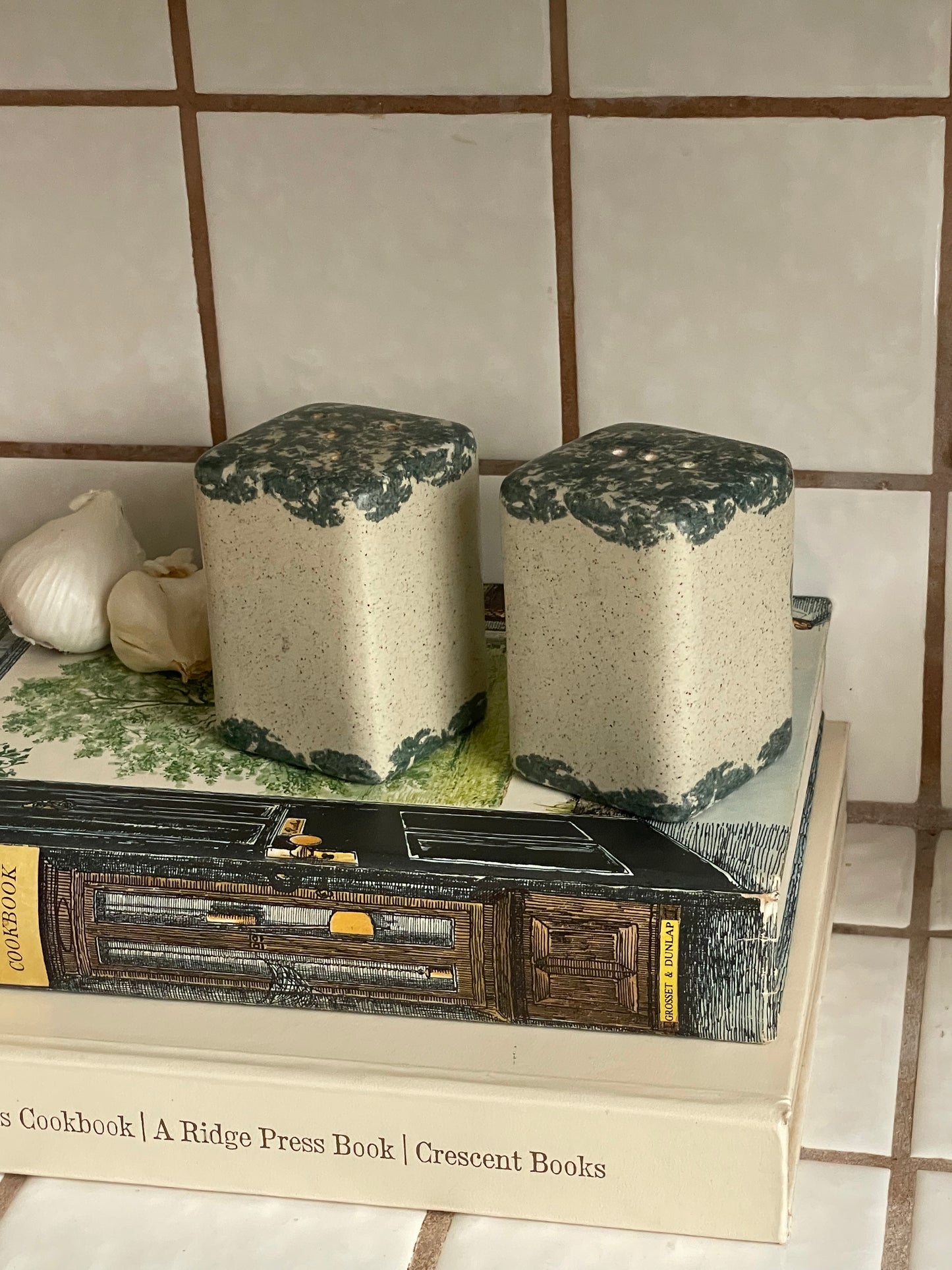 Frosted Pine Salt & Pepper Shakers