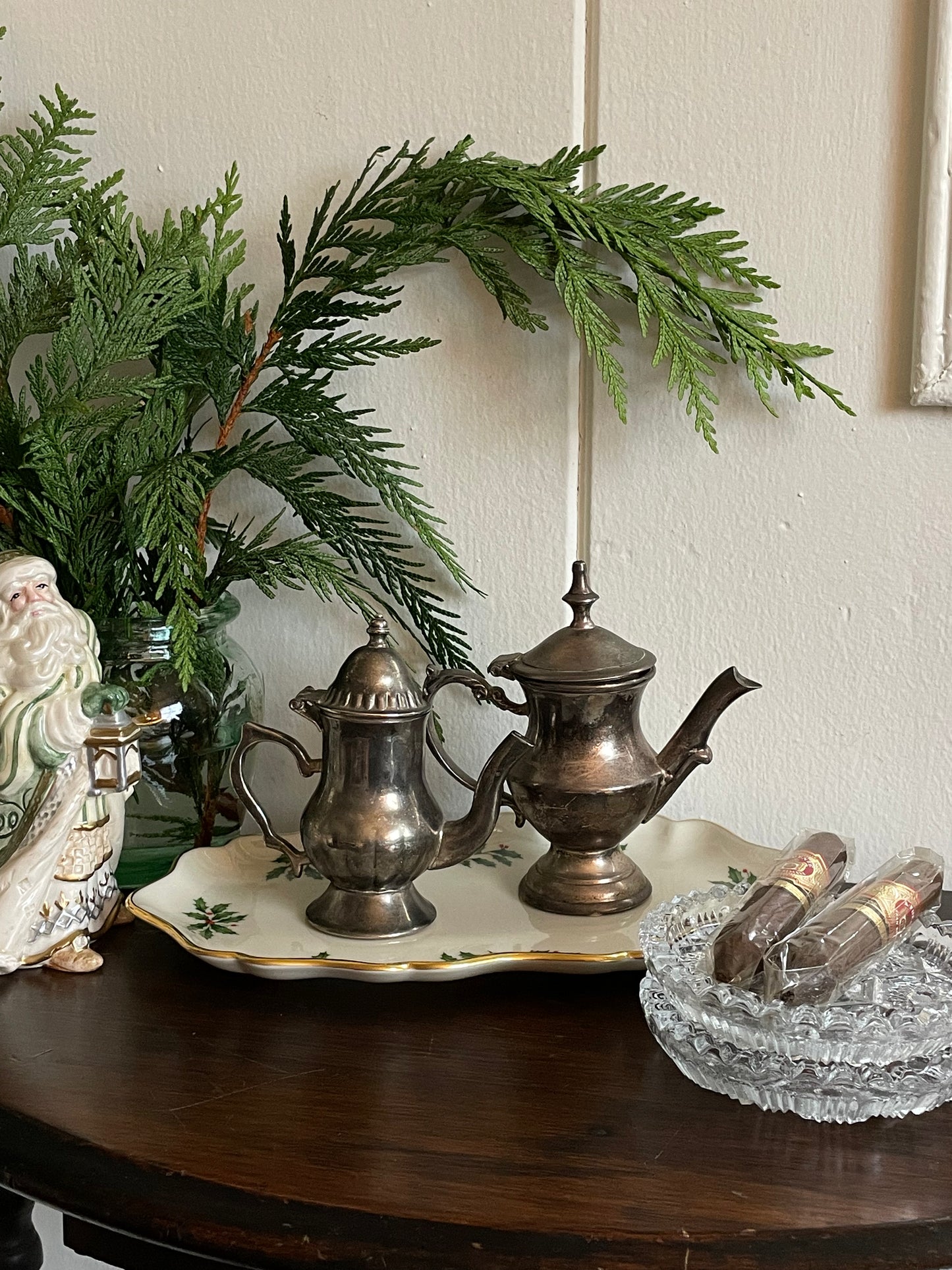 Yuletide Candle & Matchstick Holder