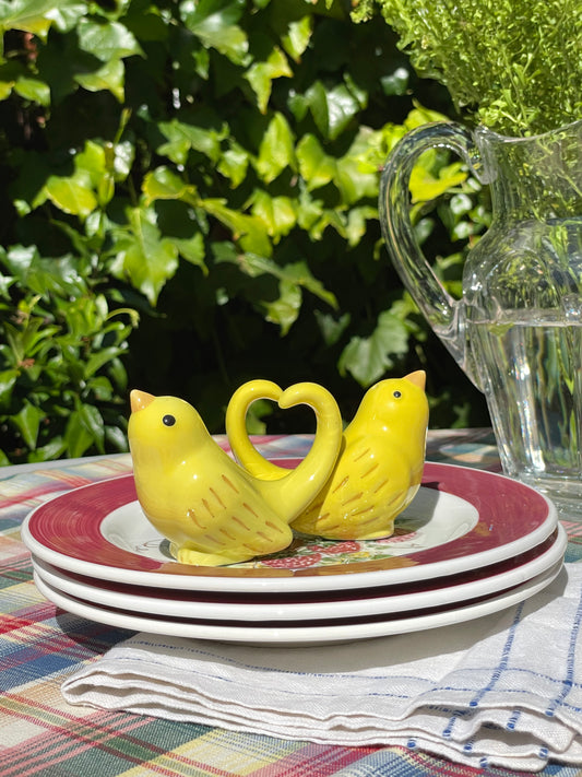 Lovebird Salt & Pepper Shakers
