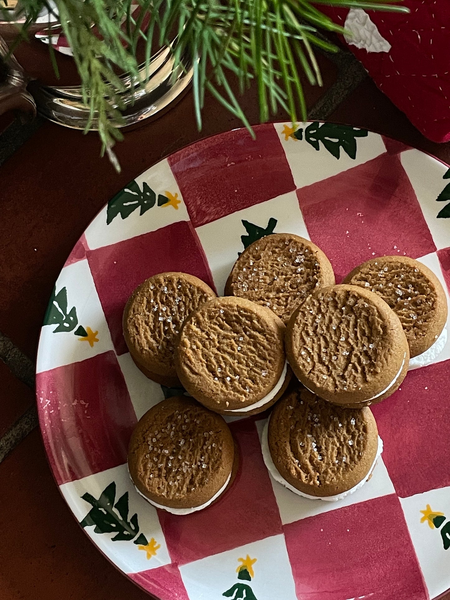 Peppermint Pines Treat Plate