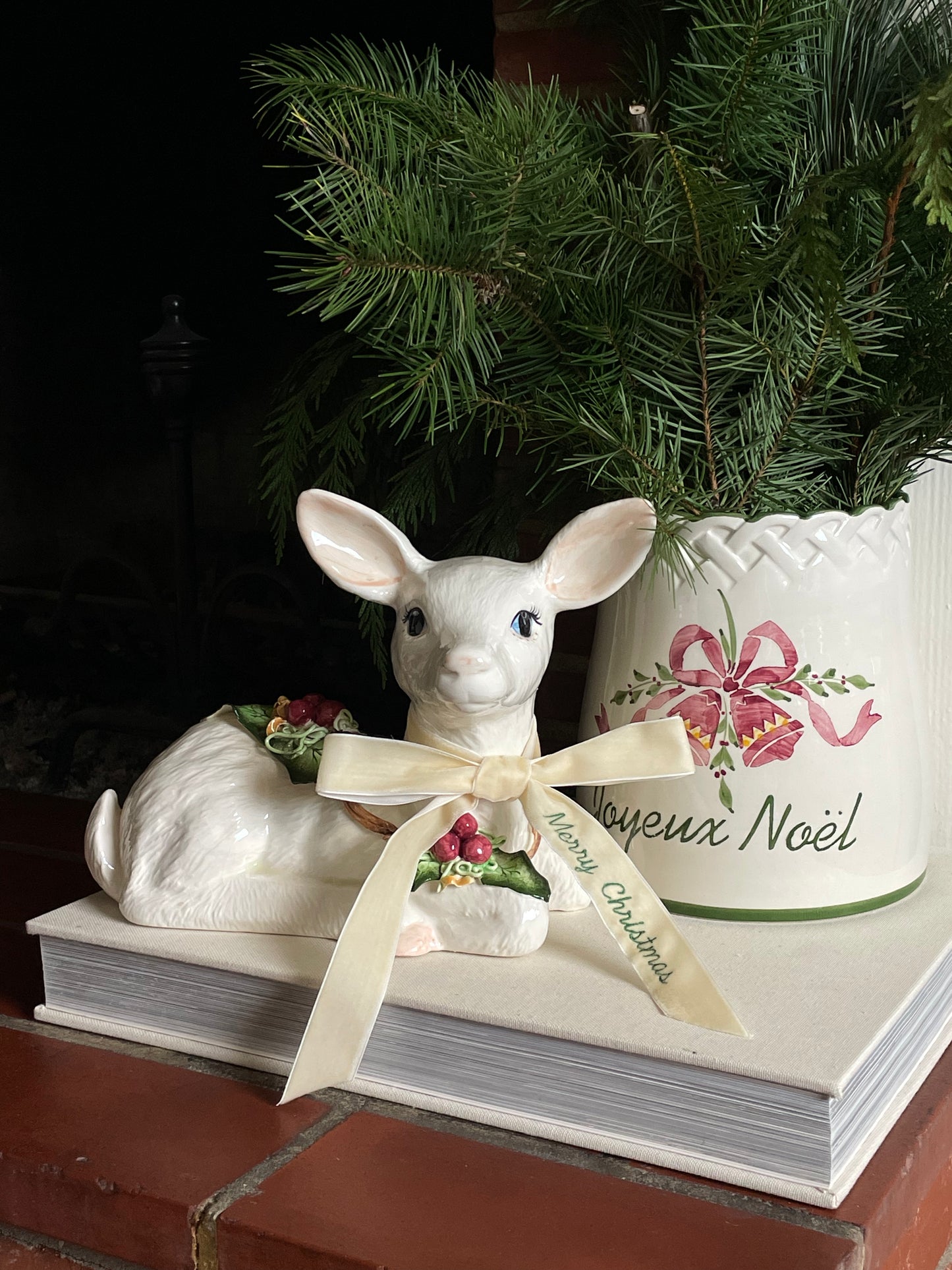 Snowbelle Fawn Ceramic Figurine
