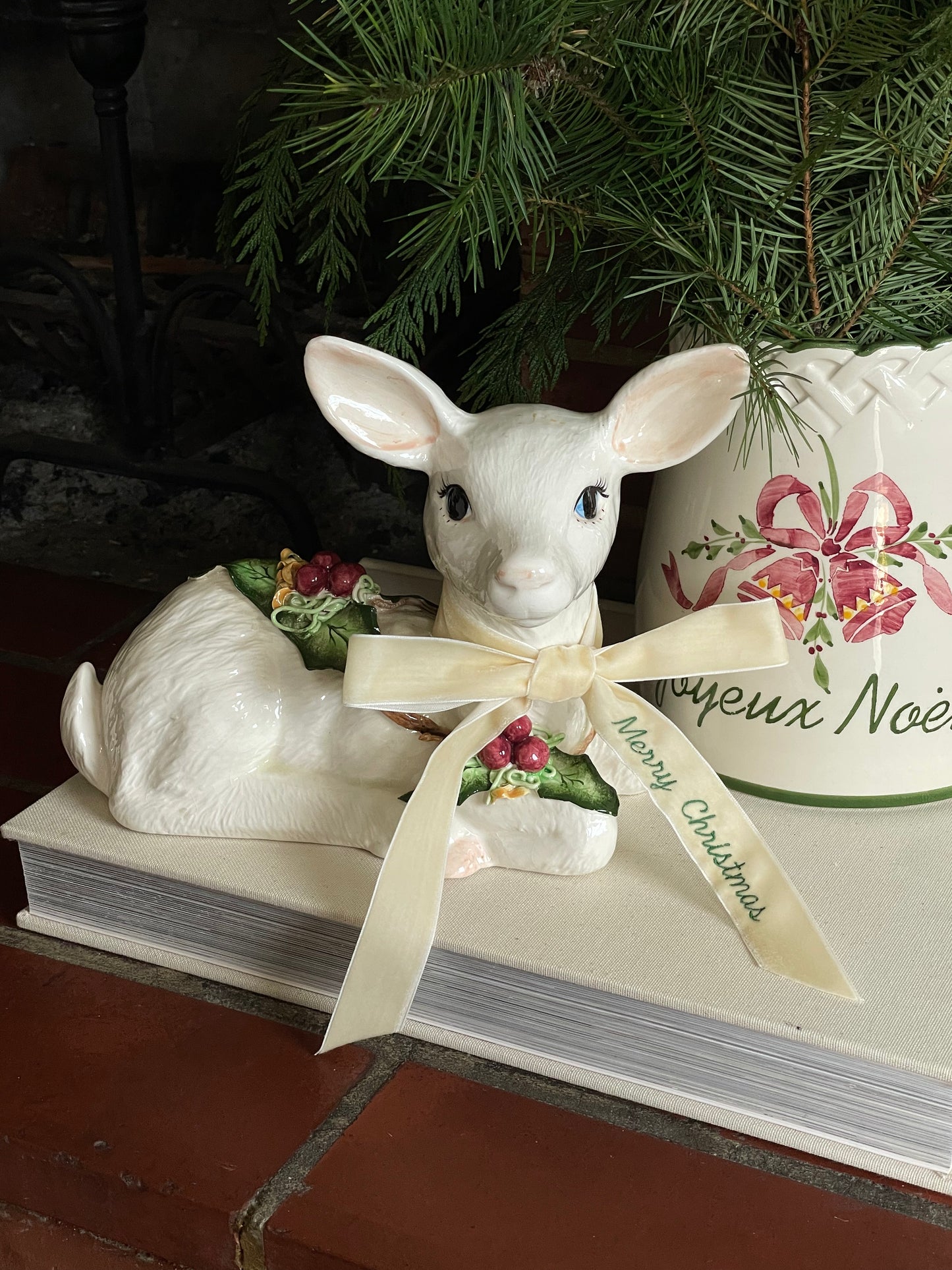 Snowbelle Fawn Ceramic Figurine