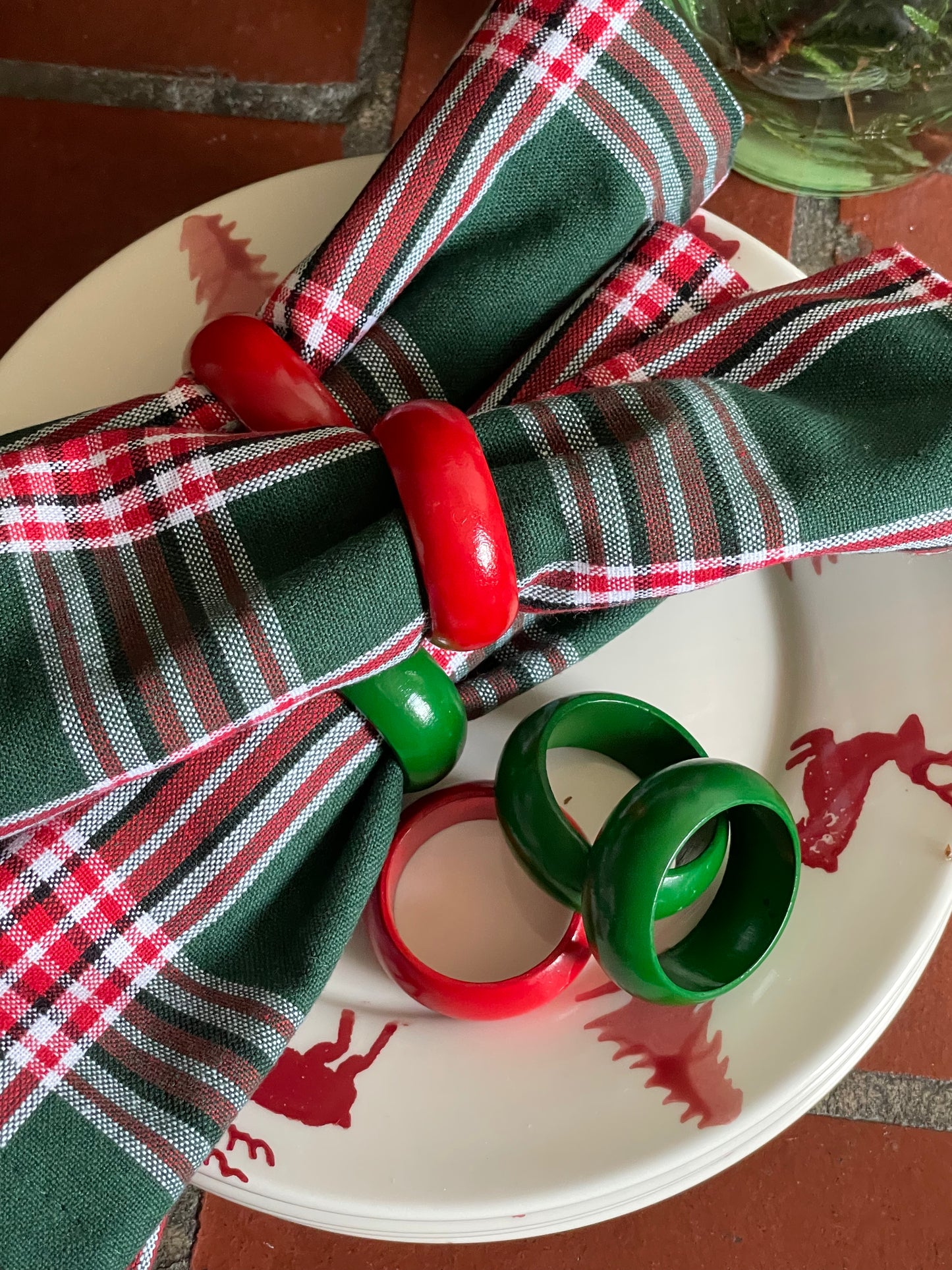 Ho Ho Ho Napkin Rings, Set of 6