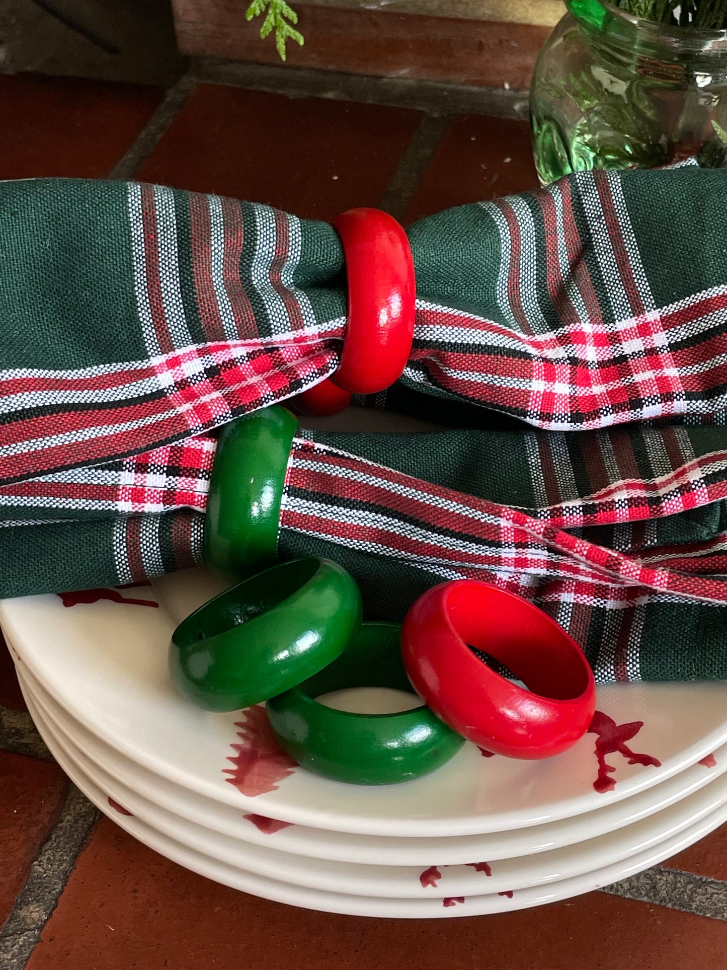 Ho Ho Ho Napkin Rings, Set of 6