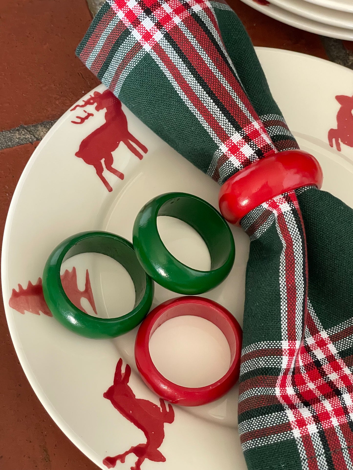 Ho Ho Ho Napkin Rings, Set of 6