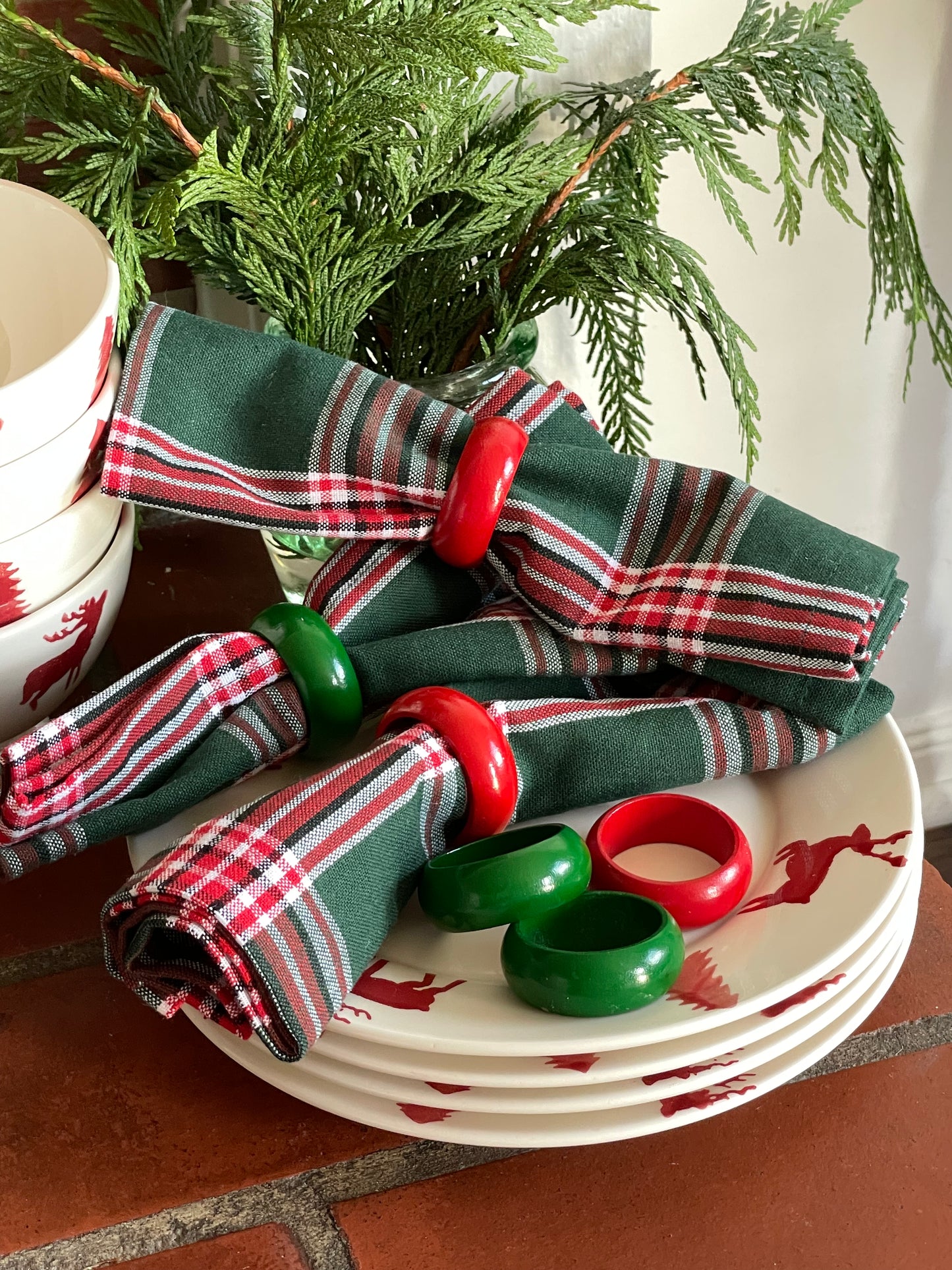Ho Ho Ho Napkin Rings, Set of 6
