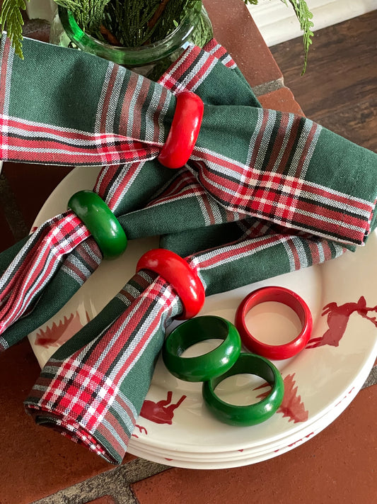 Ho Ho Ho Napkin Rings, Set of 6