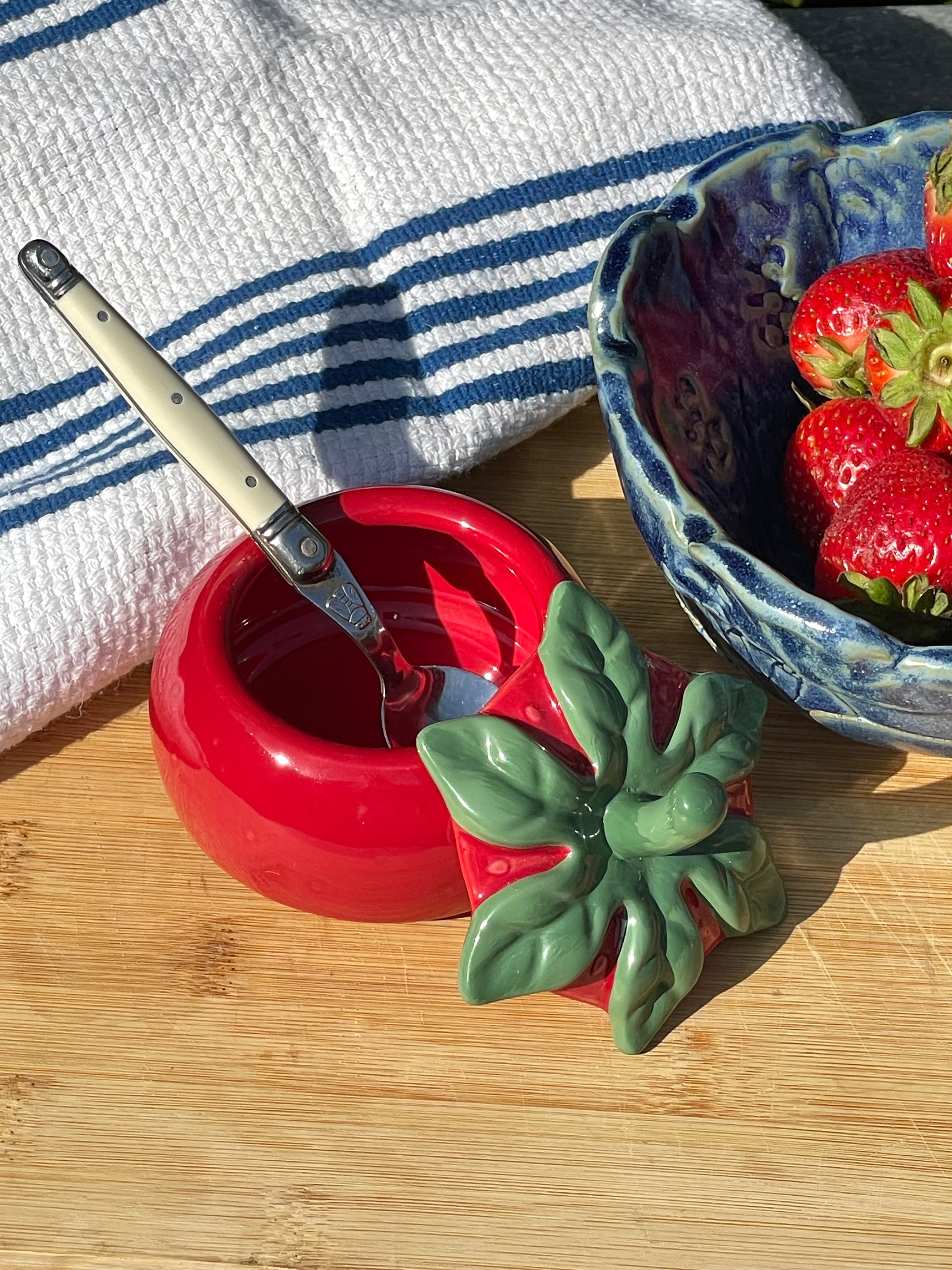 Strawberry Patch Salt Cellar