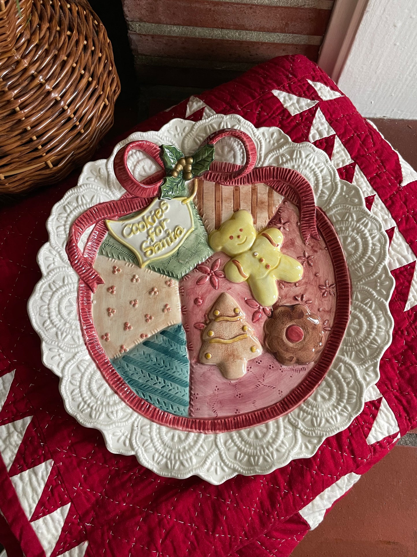 Santa's Cookie Plate
