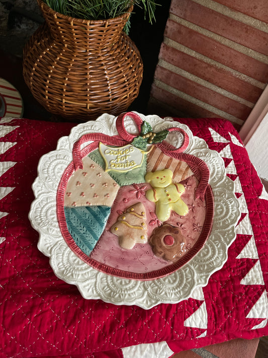 Santa's Cookie Plate