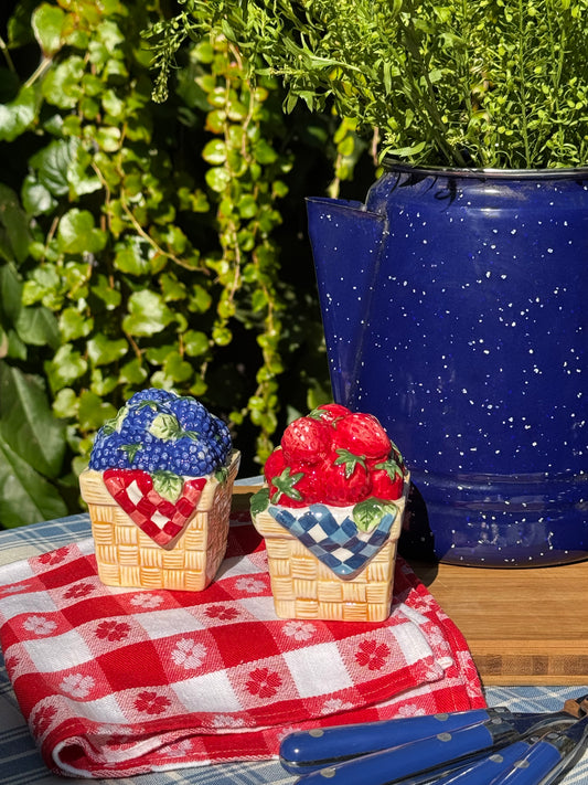 Berry Basket Salt & Pepper Shakers
