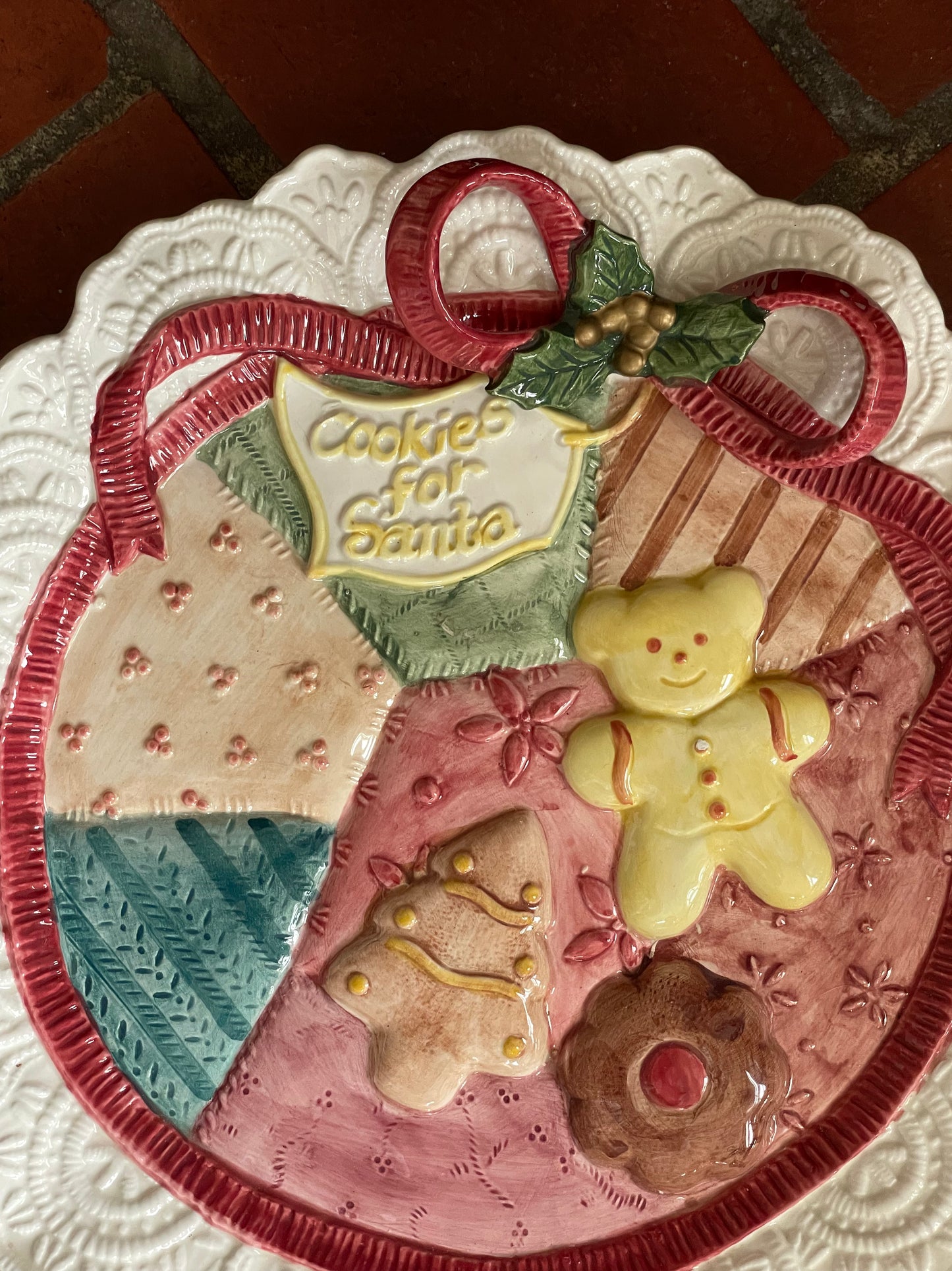 Santa's Cookie Plate