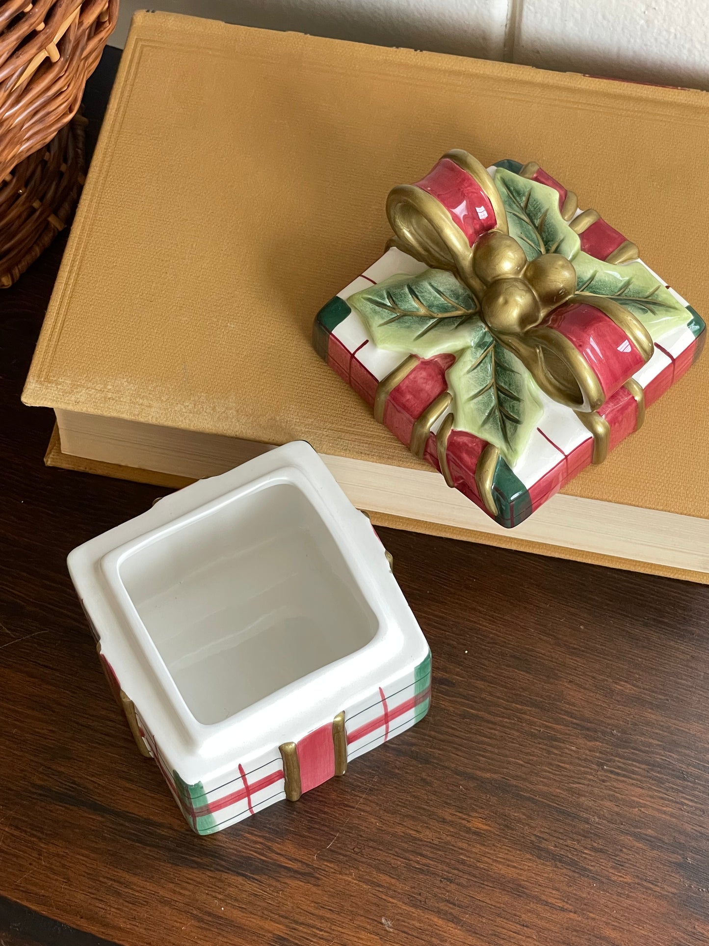 Jolly Ceramic Trinket Box