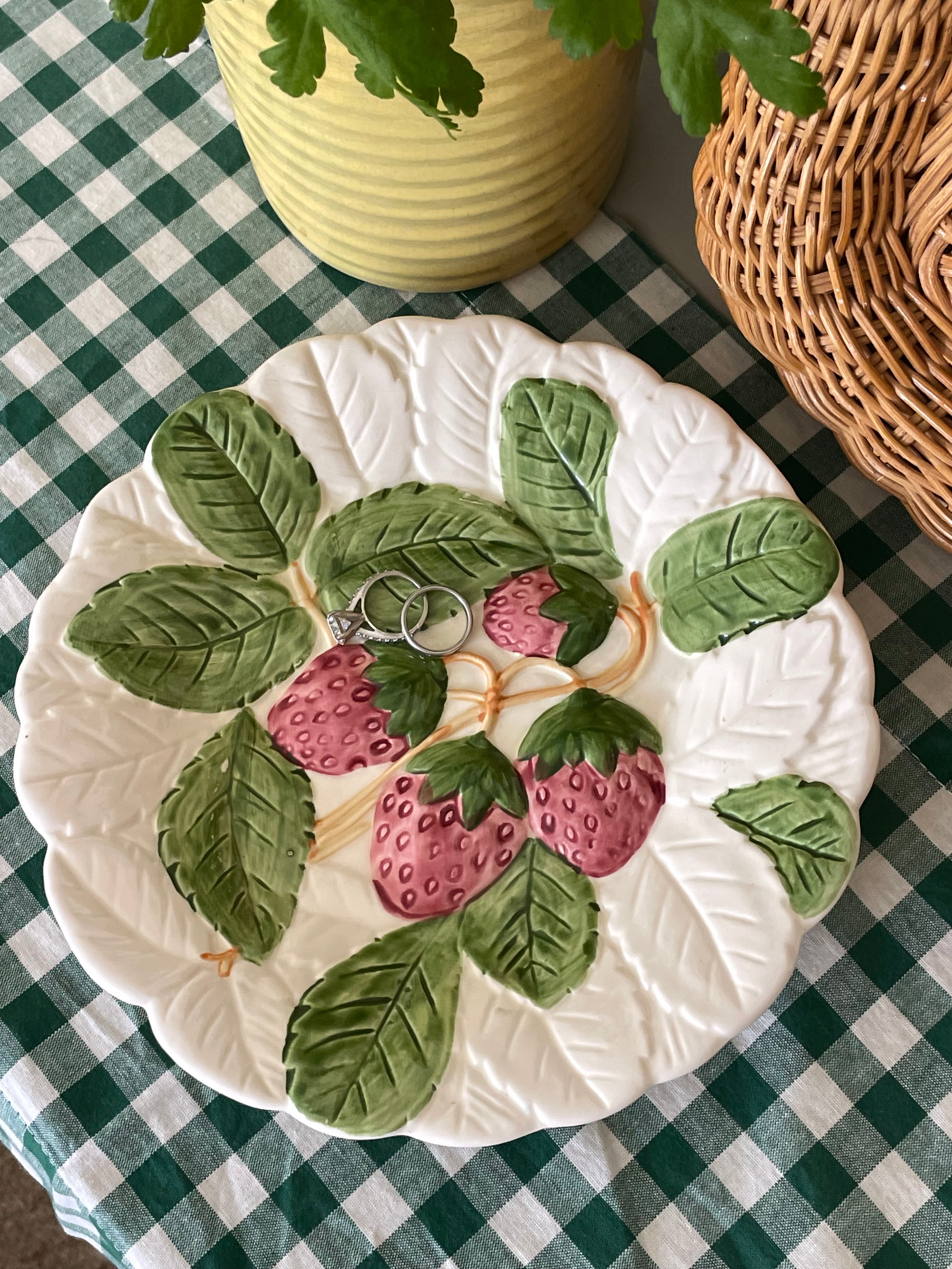 Strawberry Fields Trinket Plate