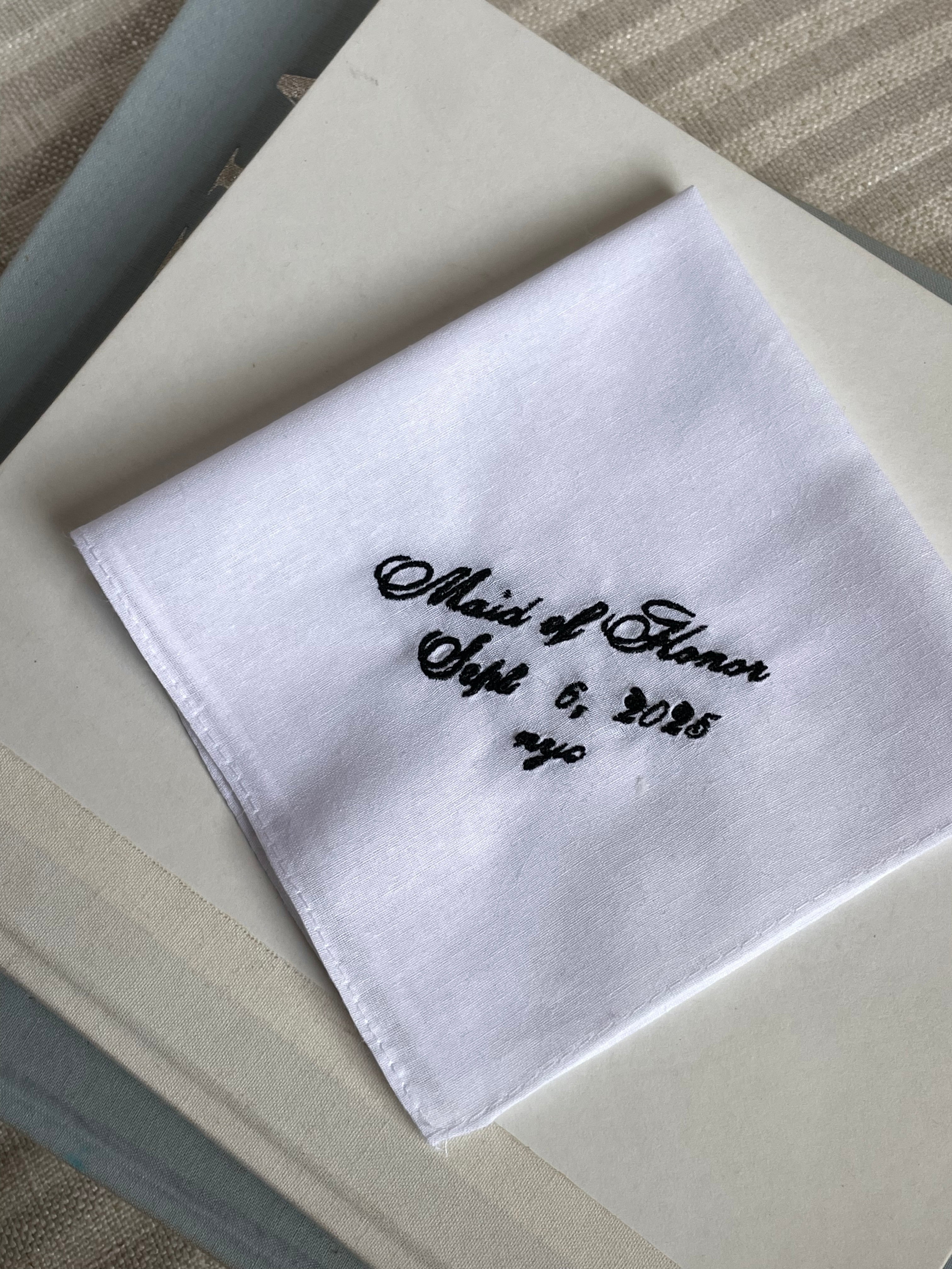 Multi-Line Text Hankie