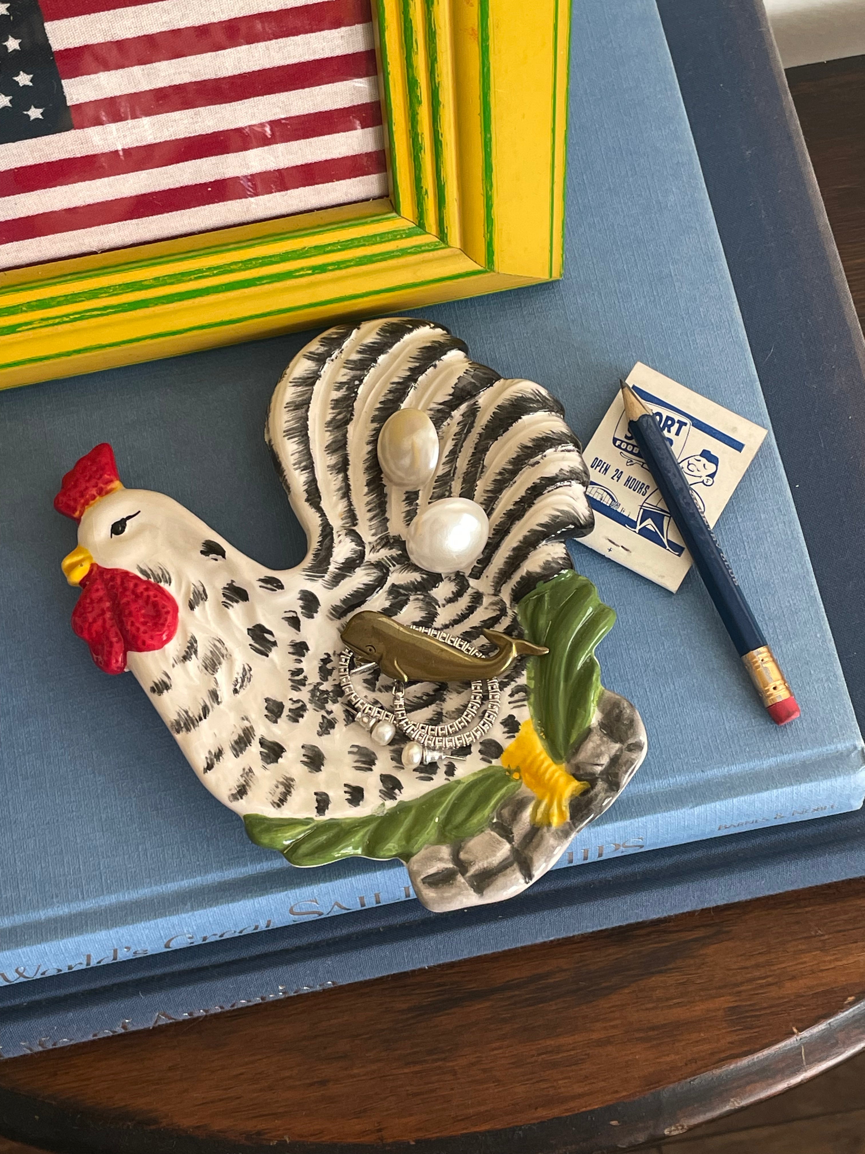 Rooster Trinket Dish